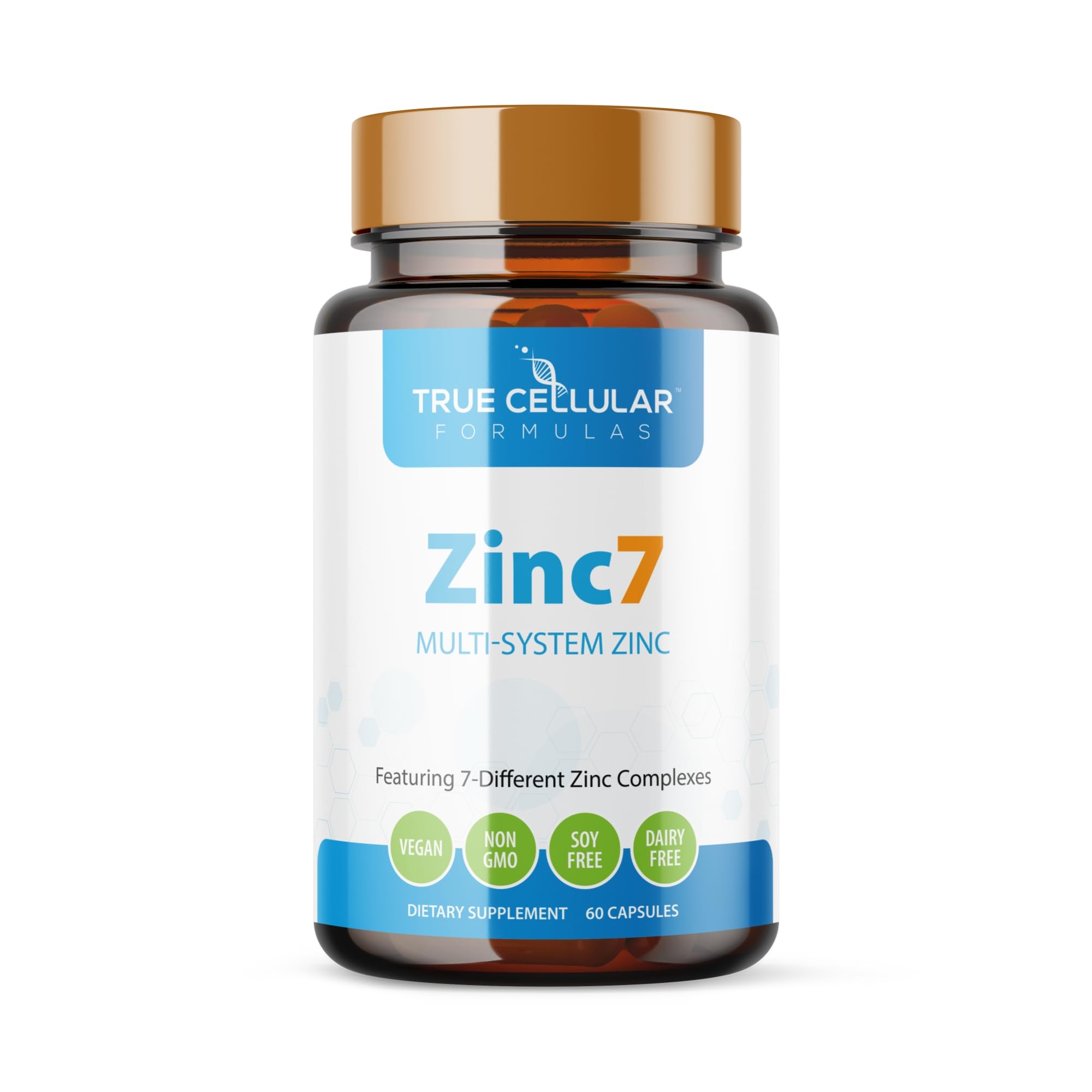 Zinc Complex 50mg Capsules for Immune, Sleep & Metabolism Support 60 Ct