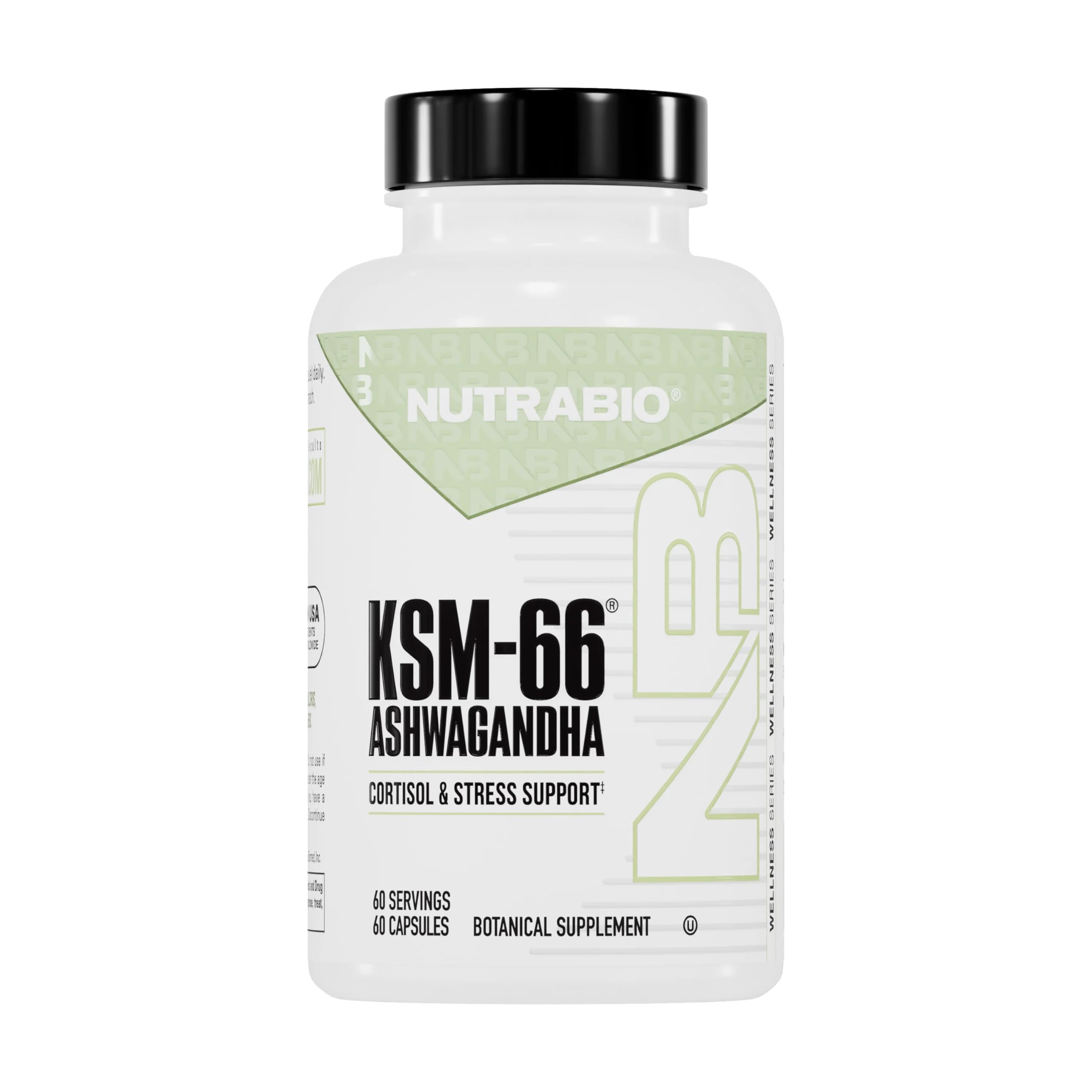 Ashwagandha KSM-66 600mg Capsules for Stress, Mood & Performance Support