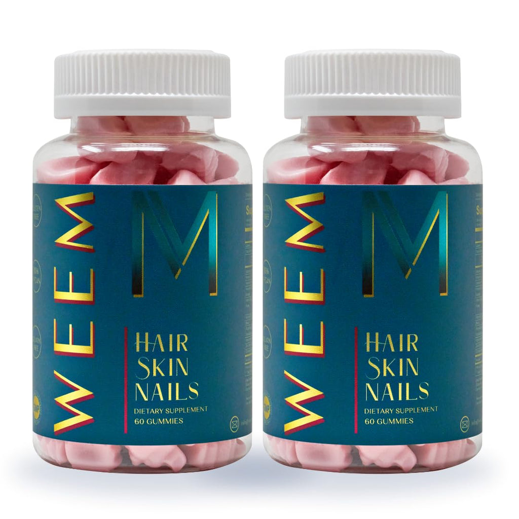 Hair Skin Nails Gummies Biotin Vegan Growth Support