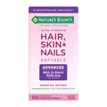 Hair Skin Nails Vitamins Biotin Hyaluronic 150 Softgels