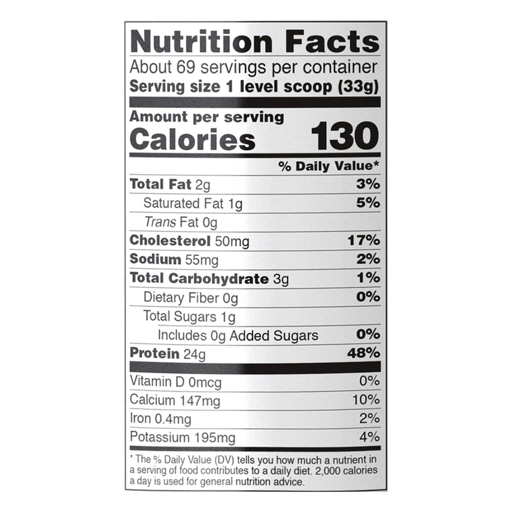 Unflavored Whey Protein Concentrate 24g Protein 5 lb