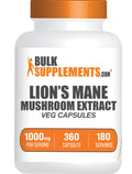 Lion’s Mane Mushroom Extract Capsules for Memory, Focus & Brain Support 1000mg