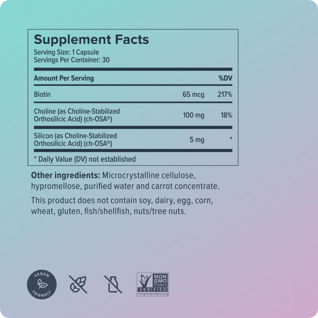 Hair Nail Growth Vitamins Biotin 30 Capsules