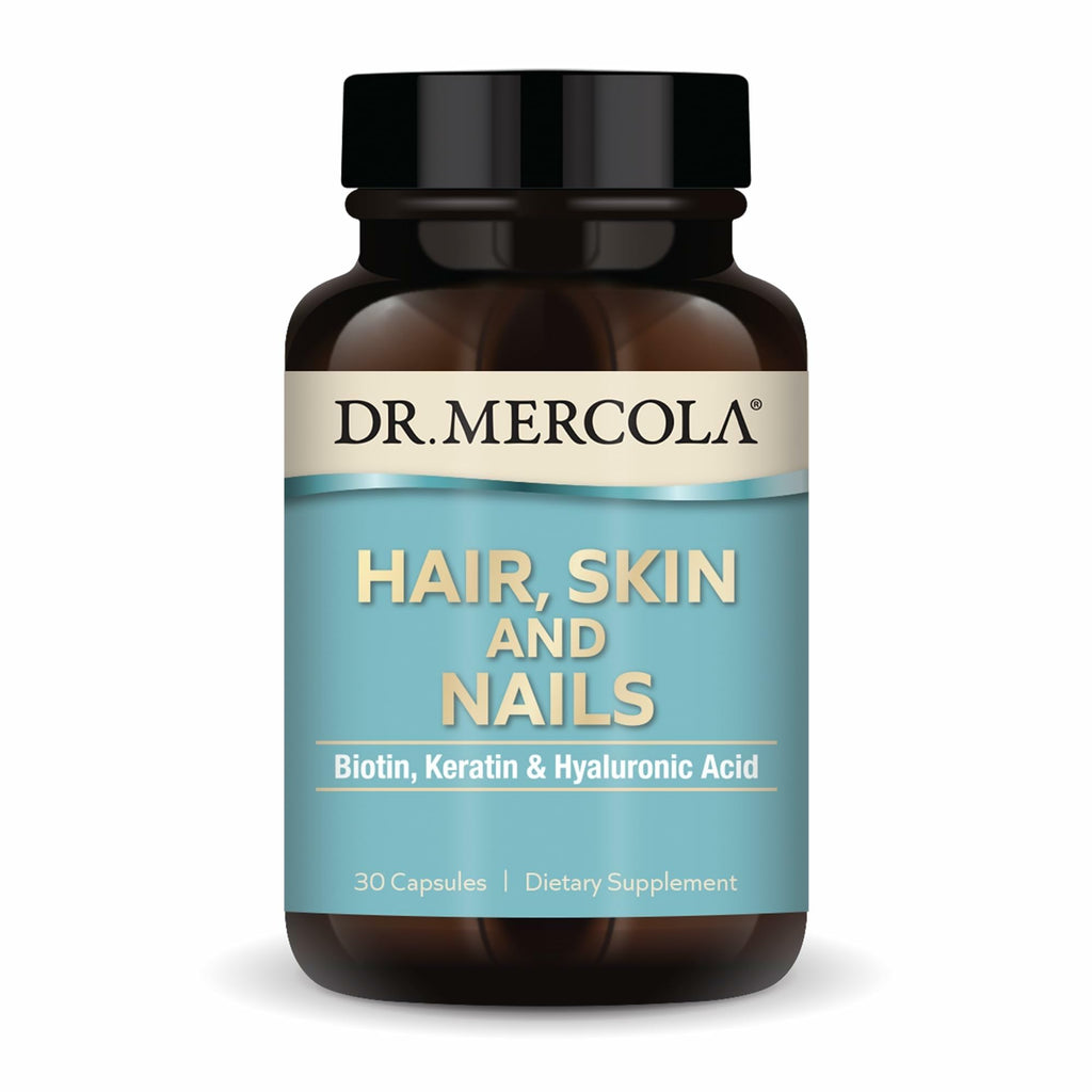 Hair Skin Nails Vitamins Biotin Keratin 30 Capsules