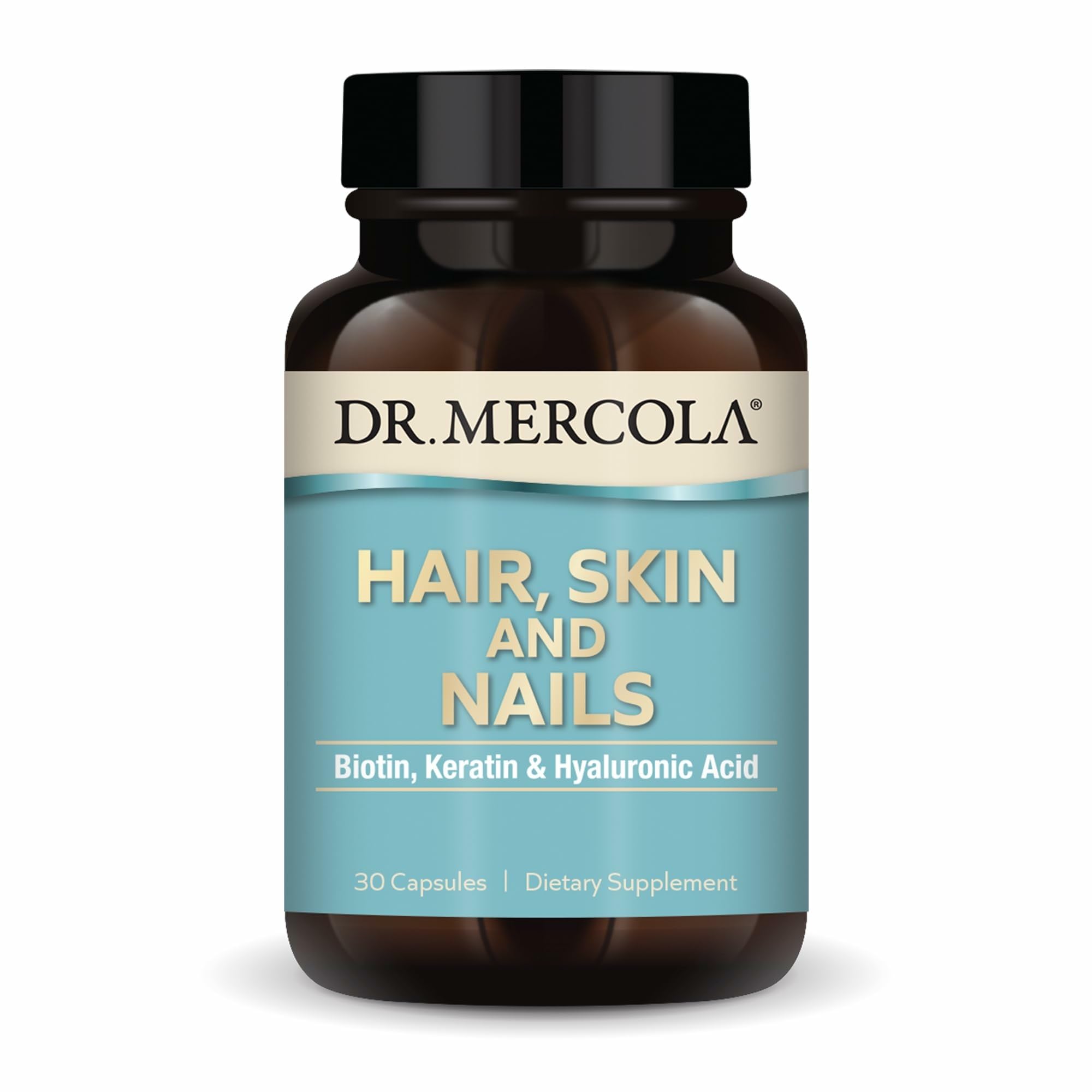 Hair Skin Nails Vitamins Biotin Keratin 30 Capsules