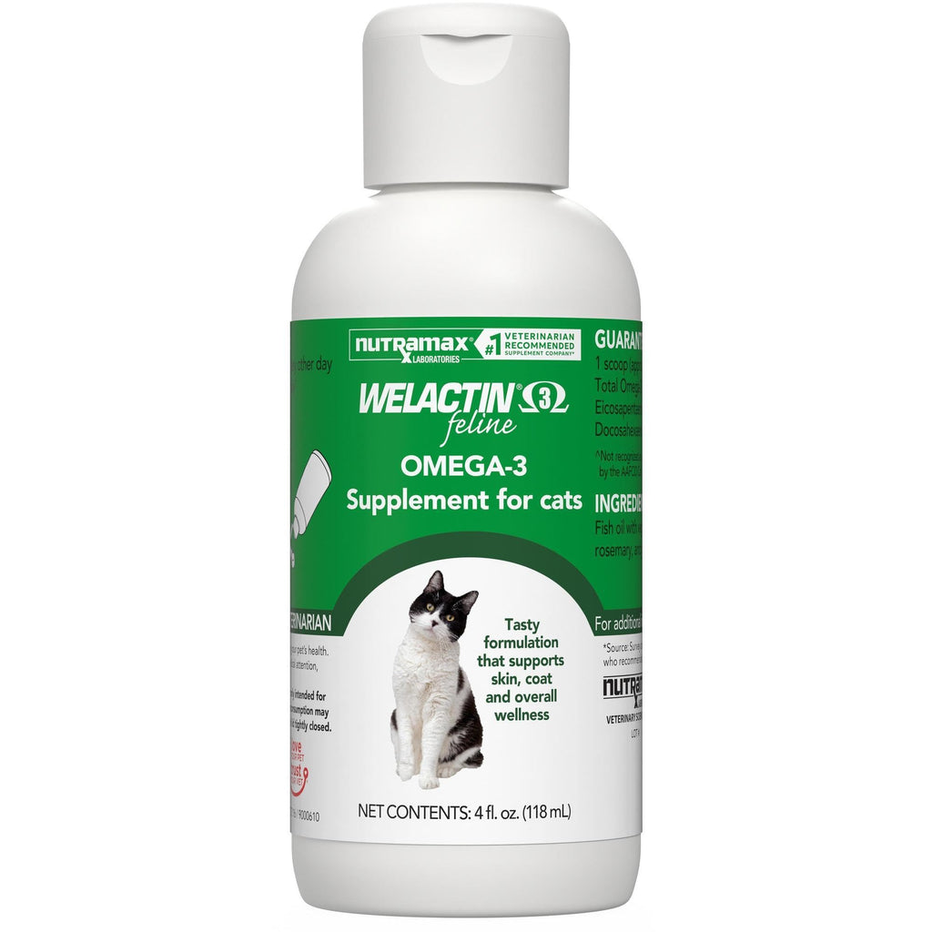 Omega-3 Fish Oil Liquid for Cats – Skin, Coat & Kidney Support 4oz