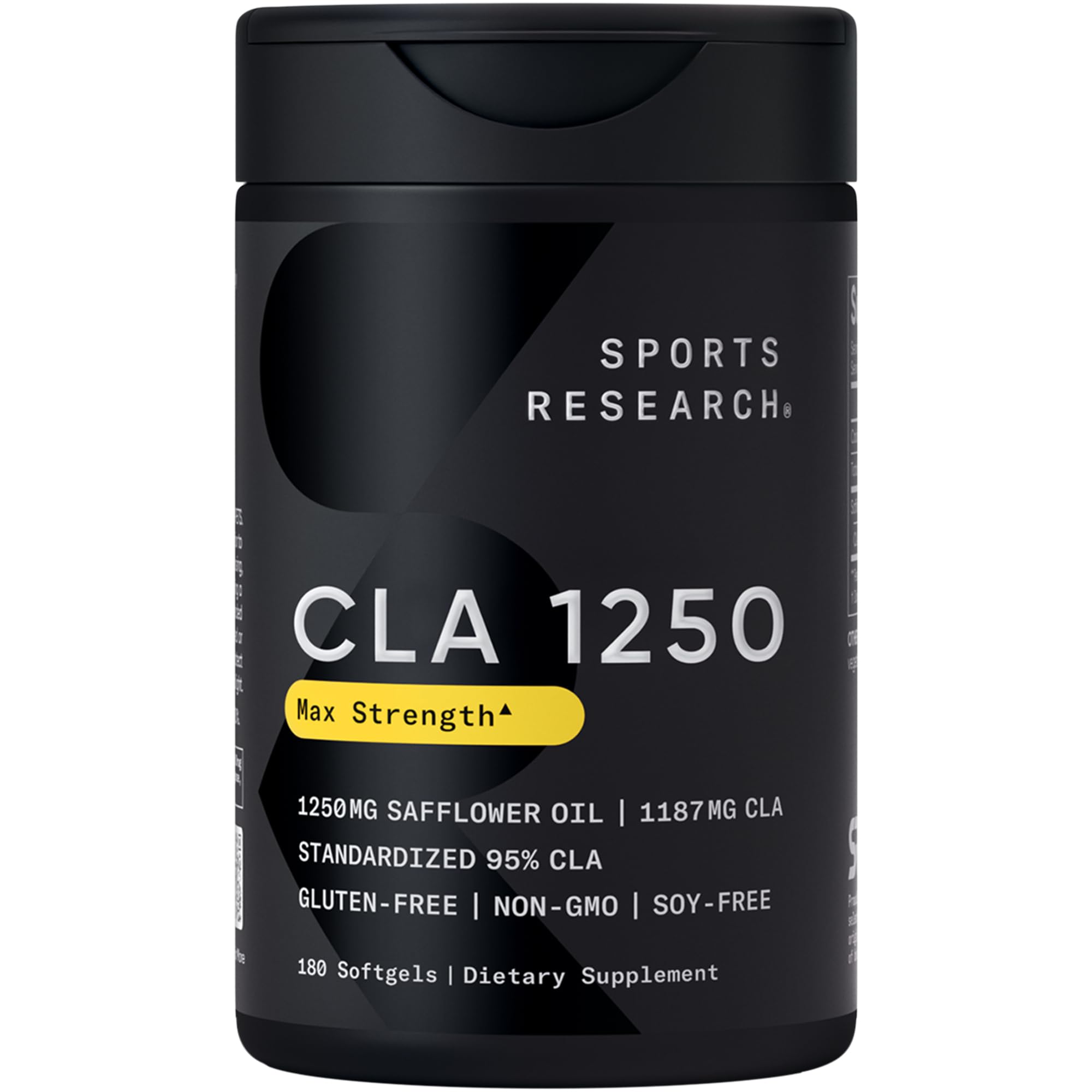 CLA 1250mg Softgels for Fat Metabolism & Lean Body Support 180 Ct
