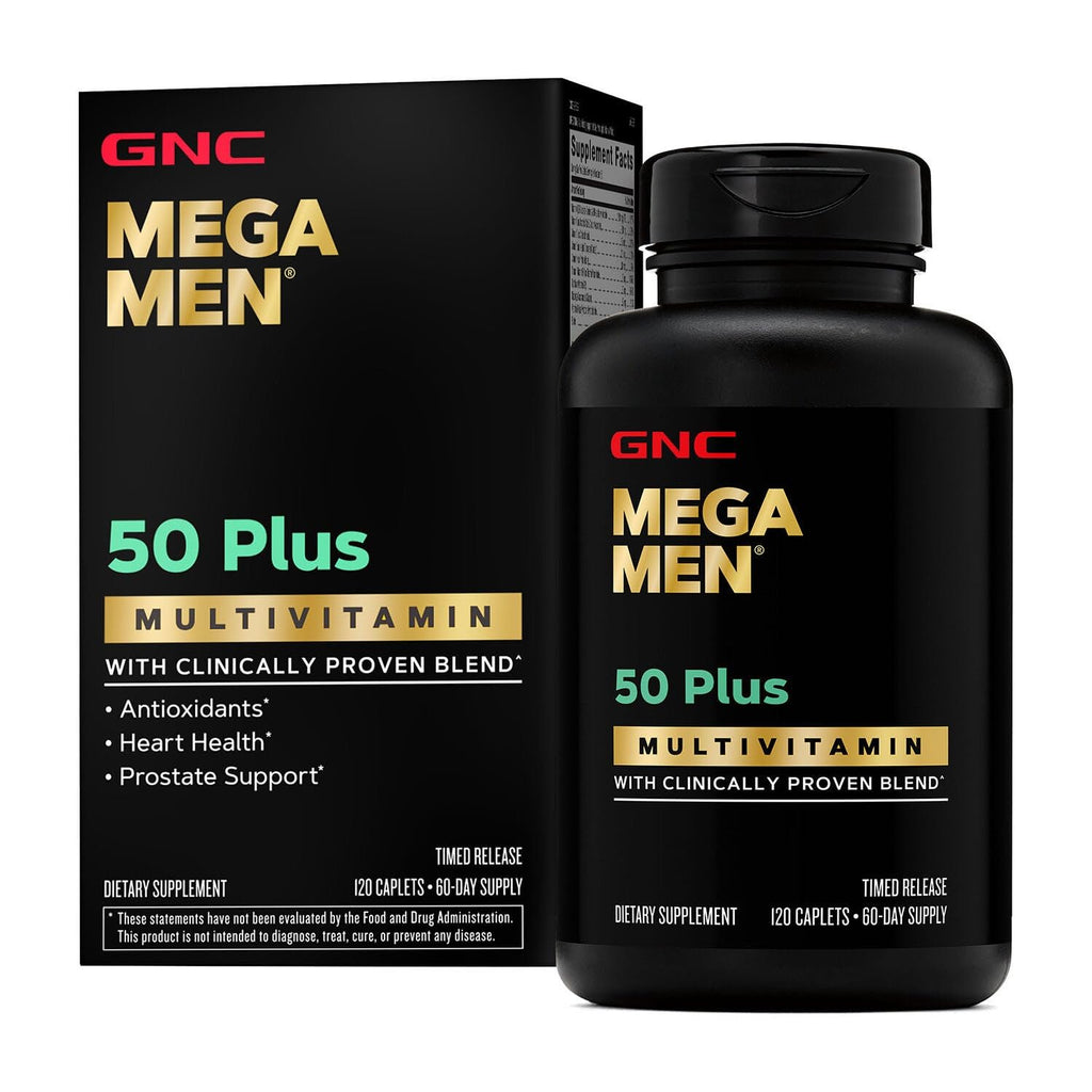 Men's 50+ Multivitamin – Antioxidants, Heart, Prostate & Circulatory Support, 120 Count