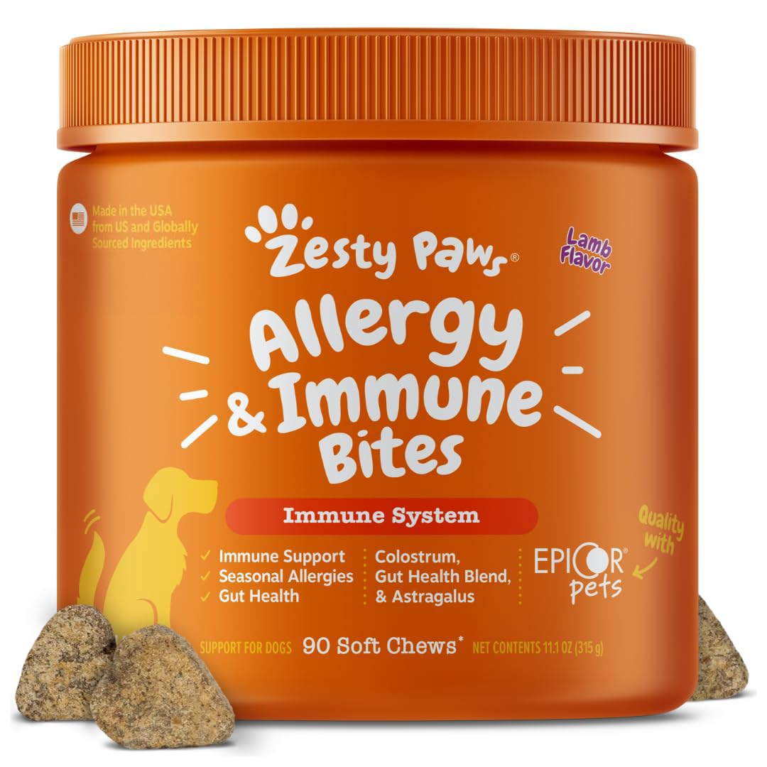 Allergy Relief Probiotic Chews for Dogs – Itchy Skin & Ears 90ct
