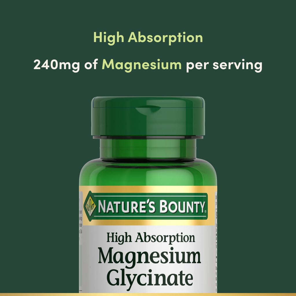 Magnesium Glycinate 240mg – Muscle & Sleep Support, 120 Capsules