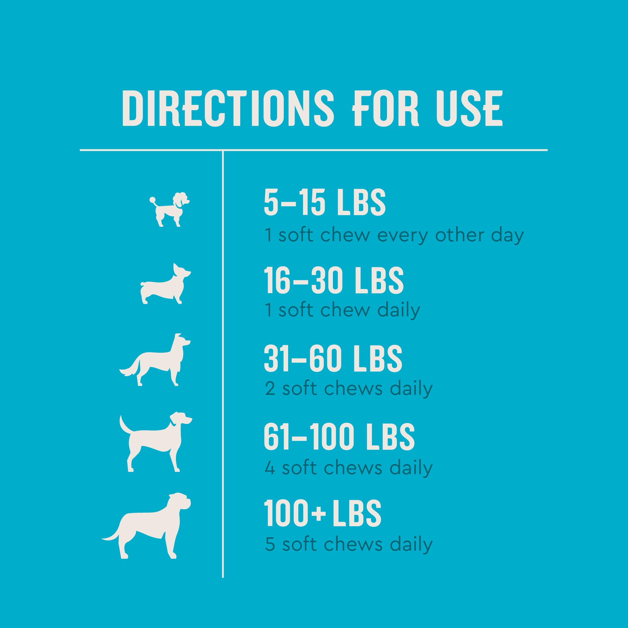 Hip & Joint Soft Chews for Dogs – Glucosamine, MSM & Krill 180ct