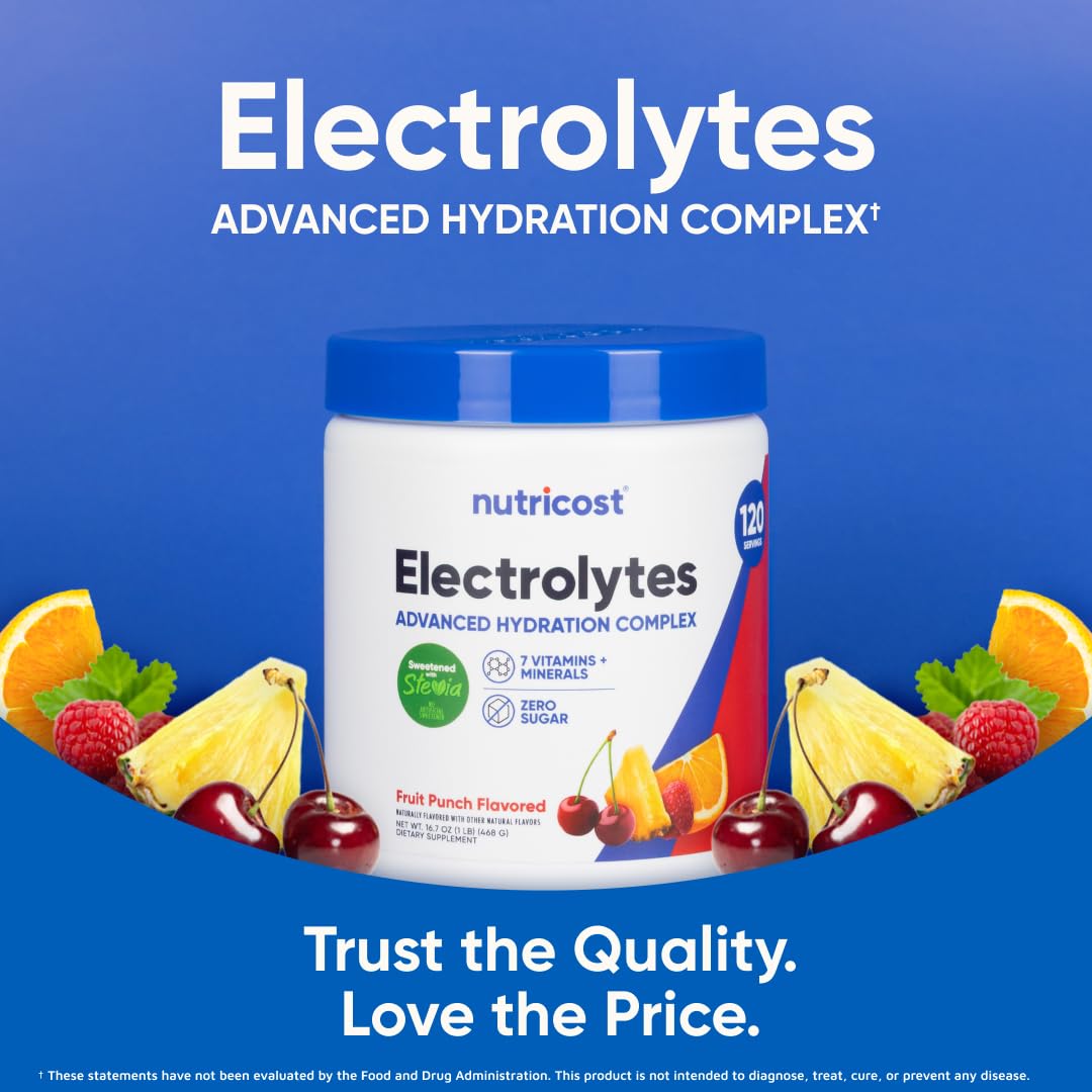 Electrolyte Powder Drink Mix – Hydration Support, 120 Servings