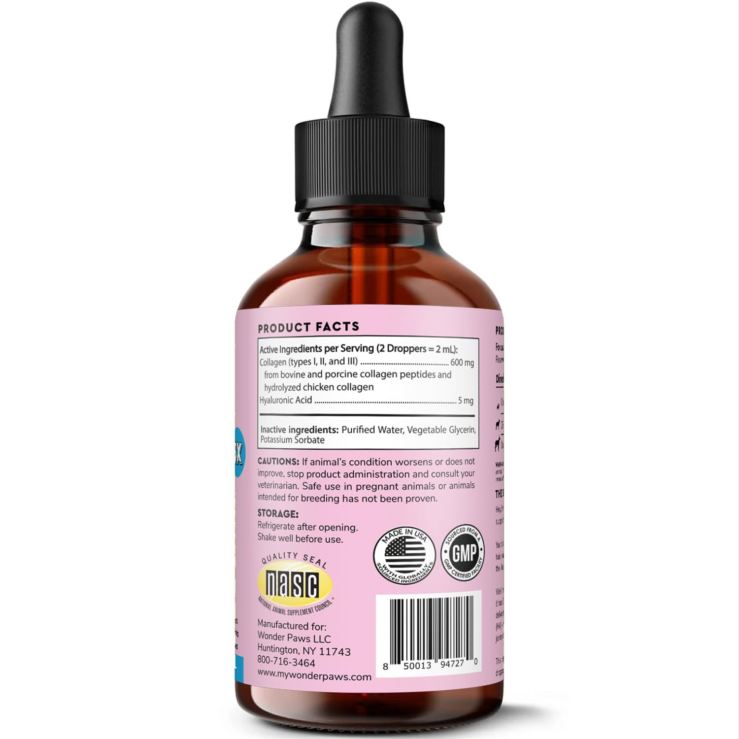 Liquid Collagen Supplement for Dogs – Skin, Coat & Joint Support
