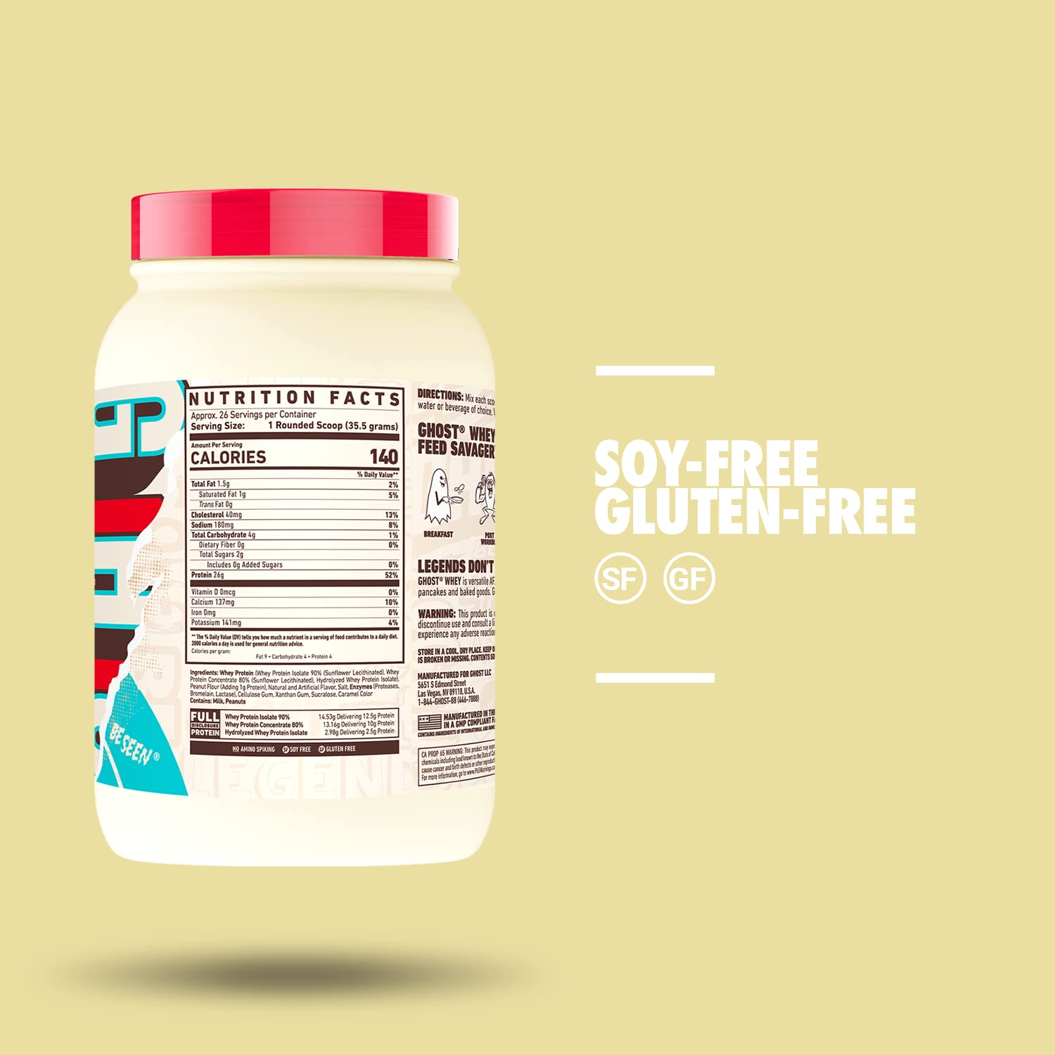 Whey Protein Peanut Butter Cereal Milk 26g Protein 2 lb