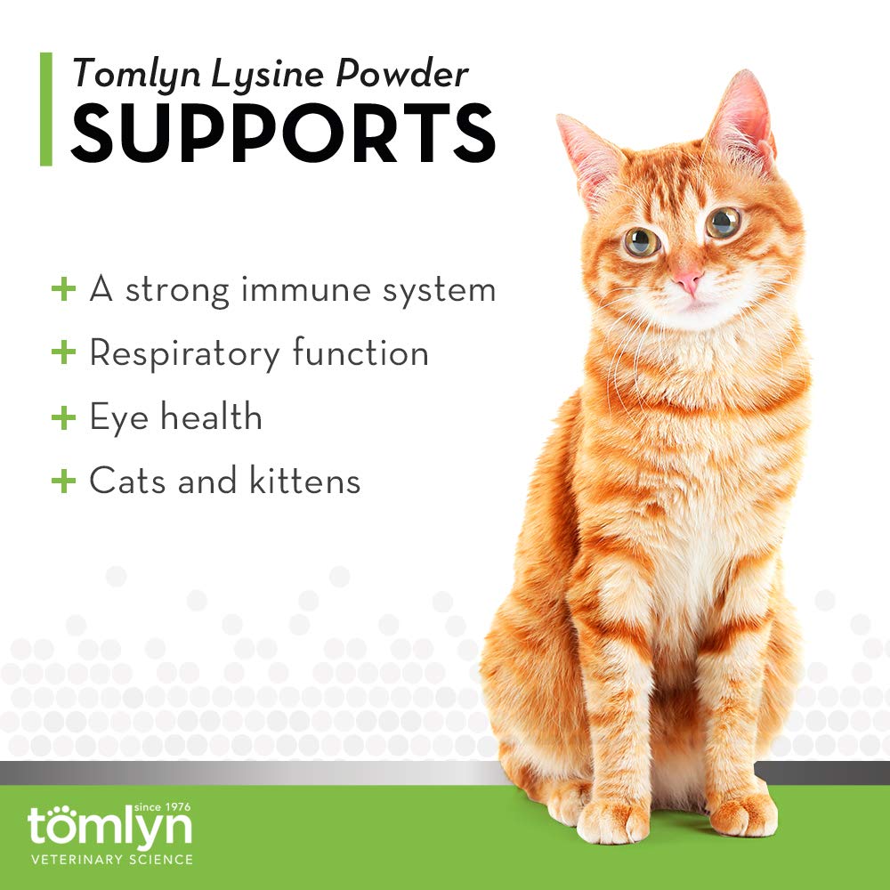 L-Lysine Immune Support Powder for Cats & Kittens – Fish Flavor 3.5oz