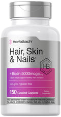 Hair Skin Nails Vitamins Biotin Collagen 150 Caplets