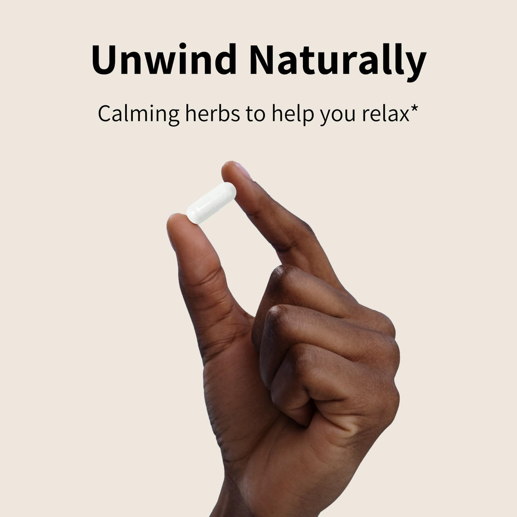 Calm & Sleep Support Capsules for Stress Relief with Ashwagandha & Magnesium