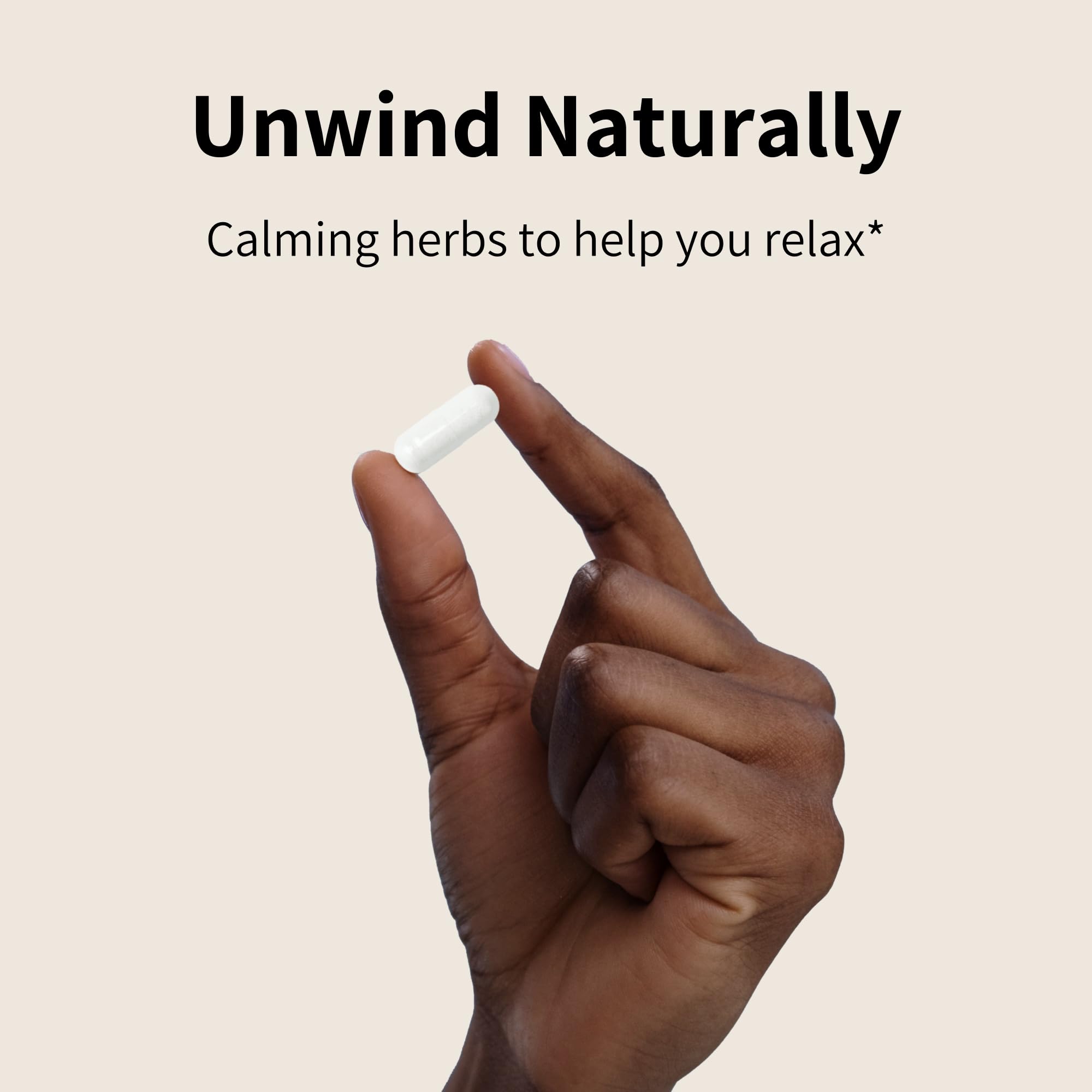 Calm & Sleep Support Capsules for Stress Relief with Ashwagandha & Magnesium