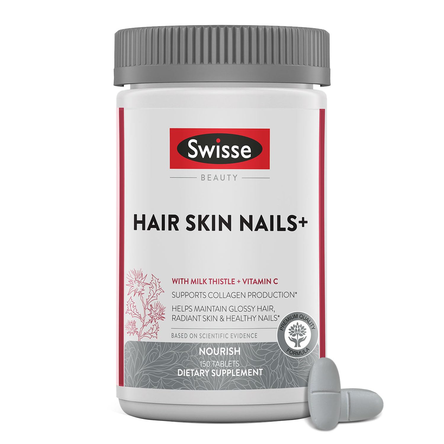 Biotin Hair Skin Nails Vitamins Zinc Iron 150 Tablets