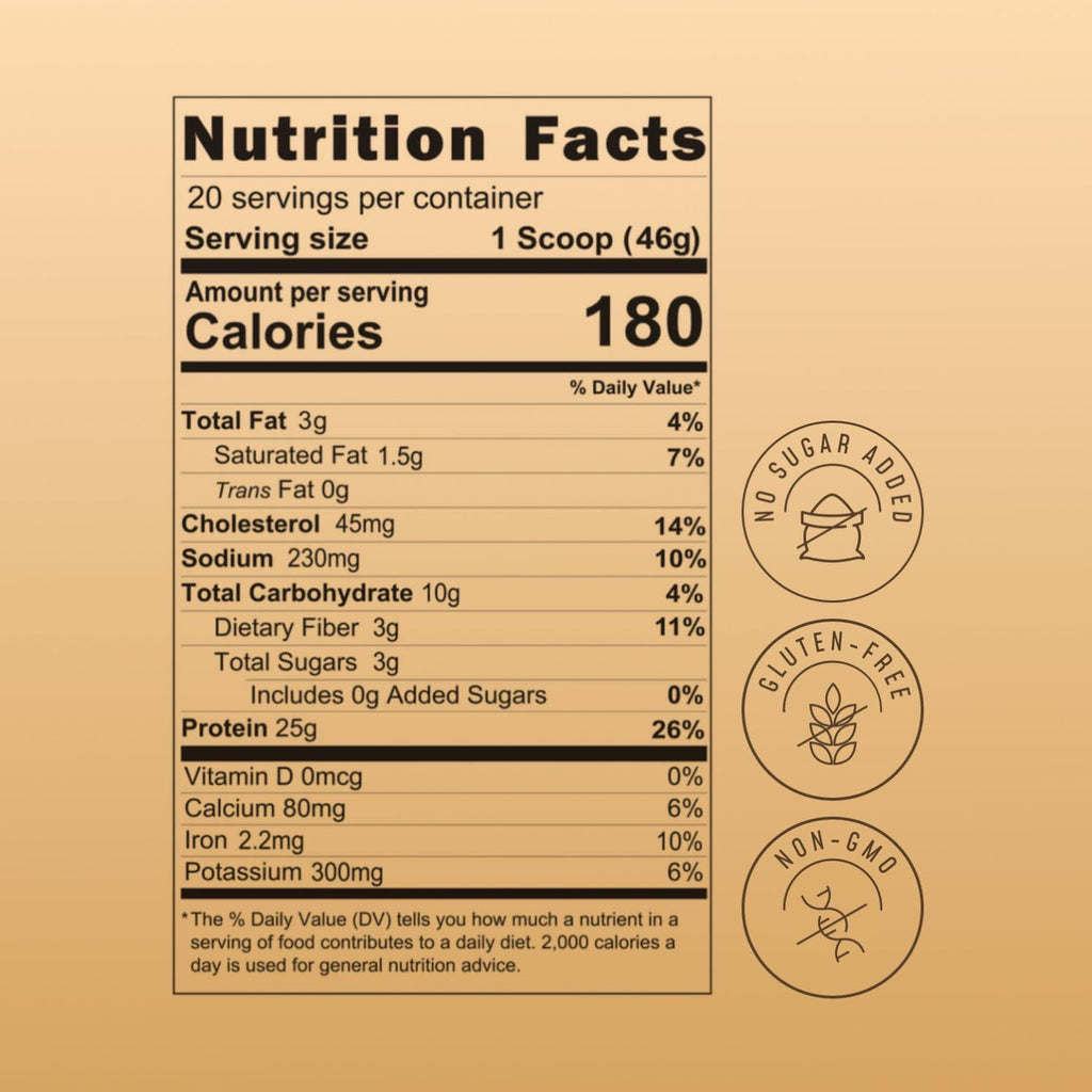 Grass Fed Whey Protein Chocolate Peanut Butter 25g Protein