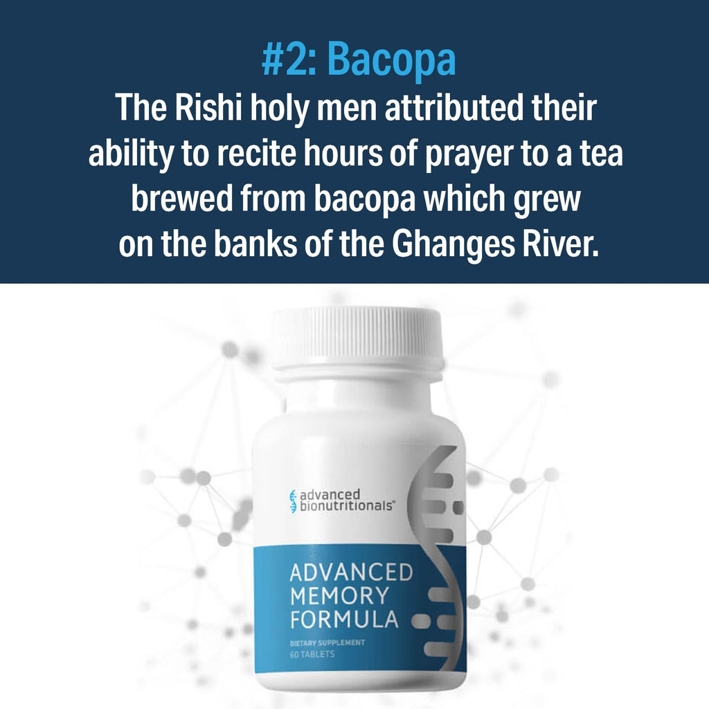 Memory & Focus Brain Supplement with Alpha-GPC for Cognitive Support Tablets