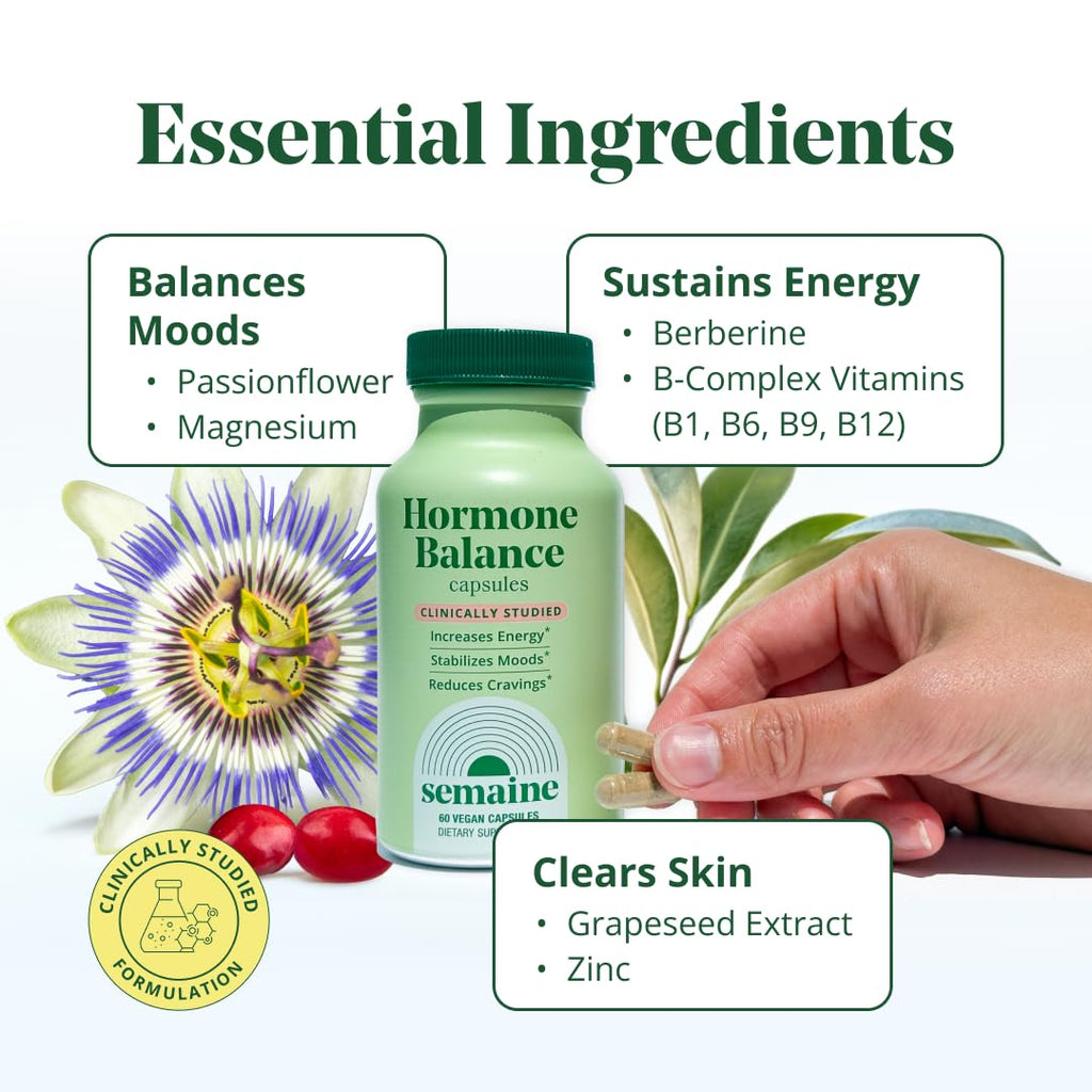 Hormone Balance Supplement – Mood, Sleep & Skin Support, 60 Ct