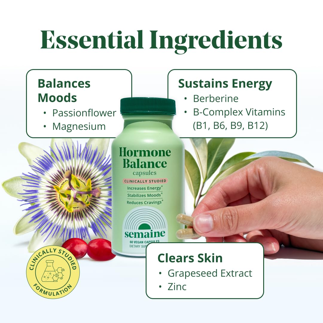 Hormone Balance Supplement – Mood, Sleep & Skin Support, 60 Ct