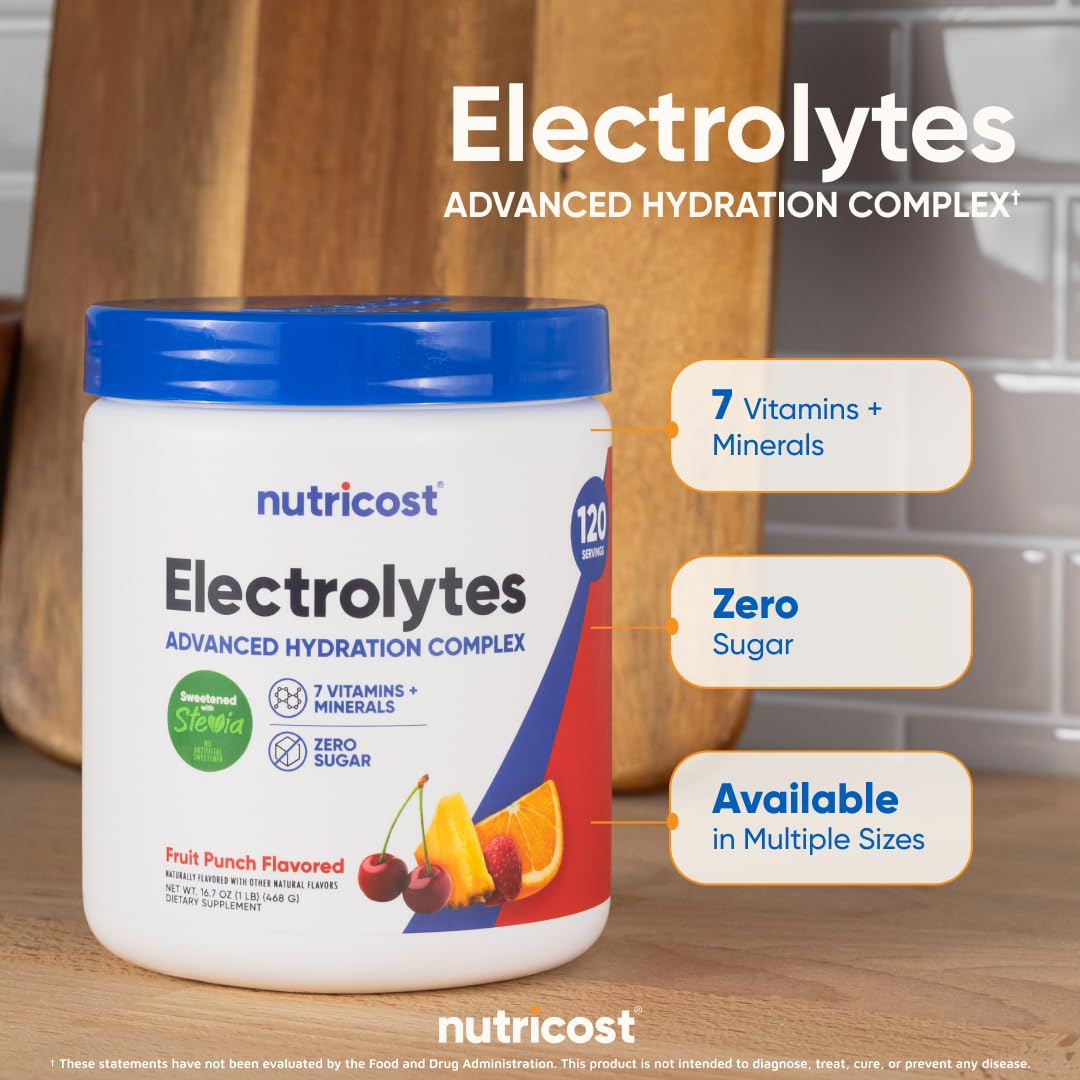 Electrolyte Powder Drink Mix – Hydration Support, 120 Servings