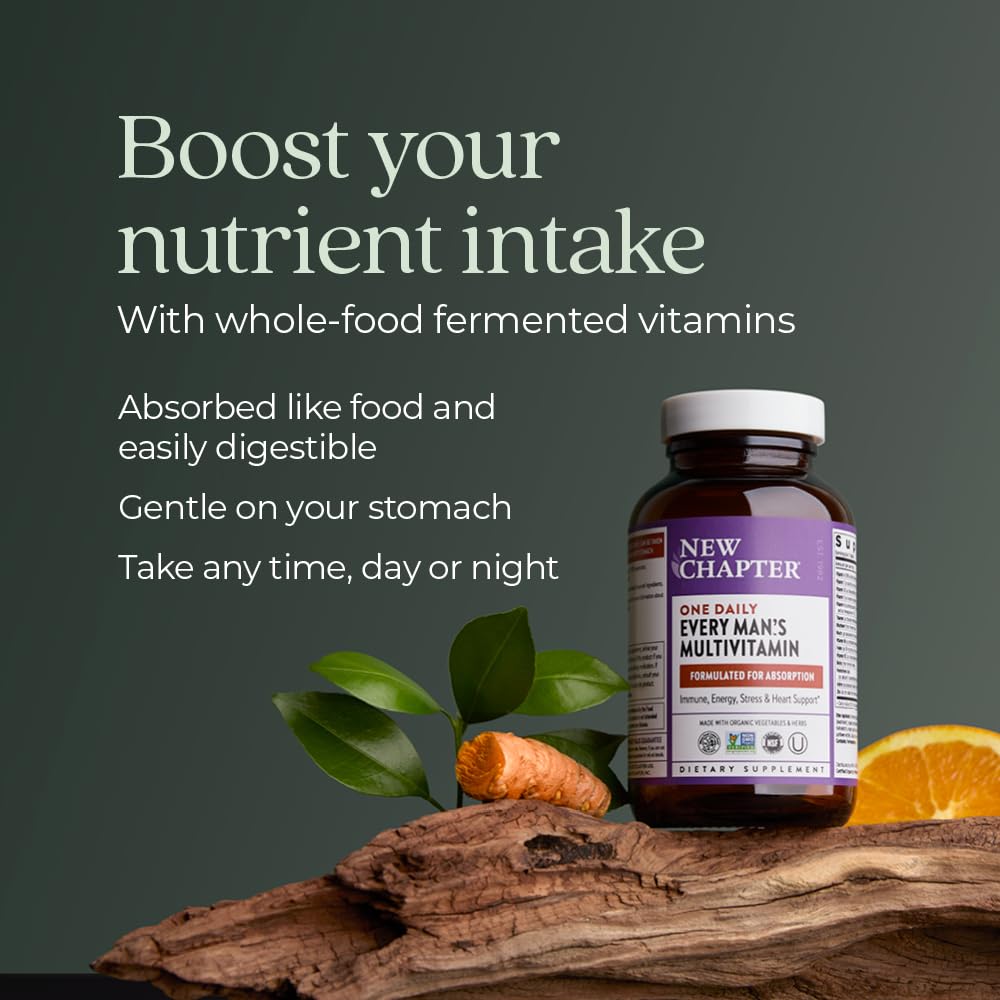 Men's Daily Multivitamin | B12, D3, Vitamin C & Zinc