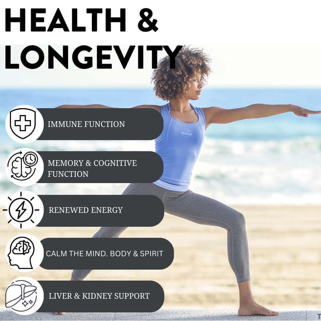 Adaptogen Mushroom Blend Capsules – Energy & Stress Support, 60 Ct