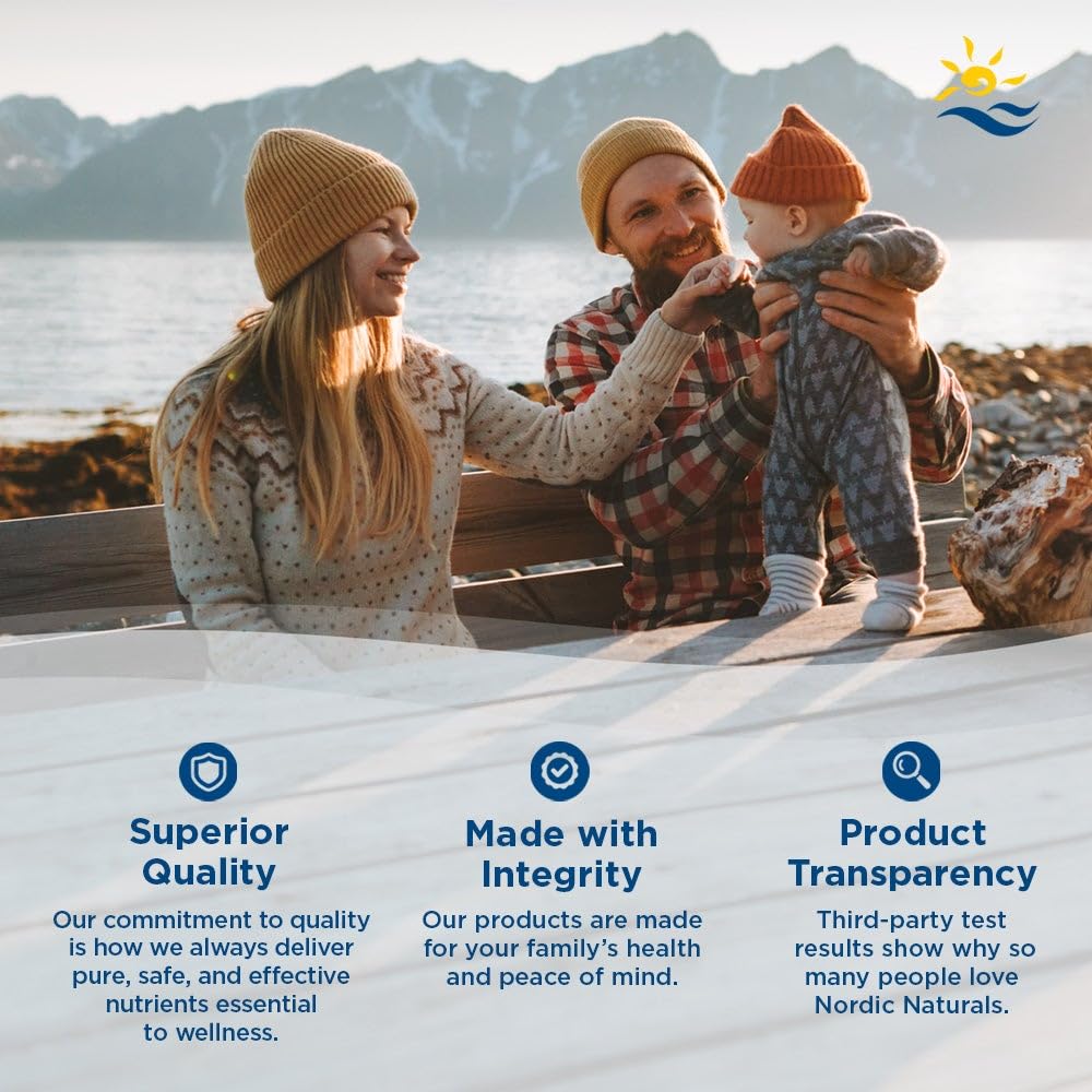 Omega-3 Fish Oil with Vitamin D3 for Heart, Brain & Immune Support