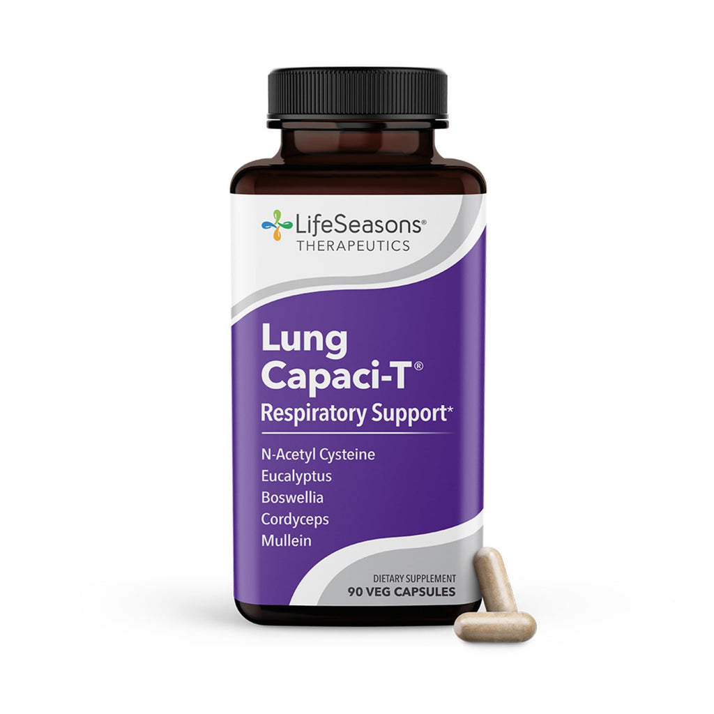 Respiratory Support Capsules with NAC, CoQ10 & Mullein for Lung Health