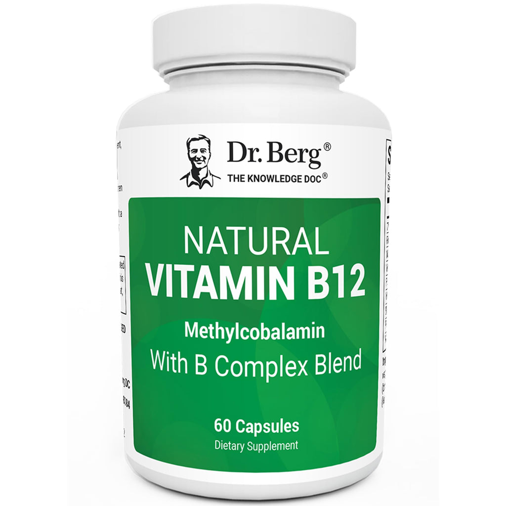 Vitamin B12 1000 mcg with B Complex – Energy & Nerve Support, 60 Ct