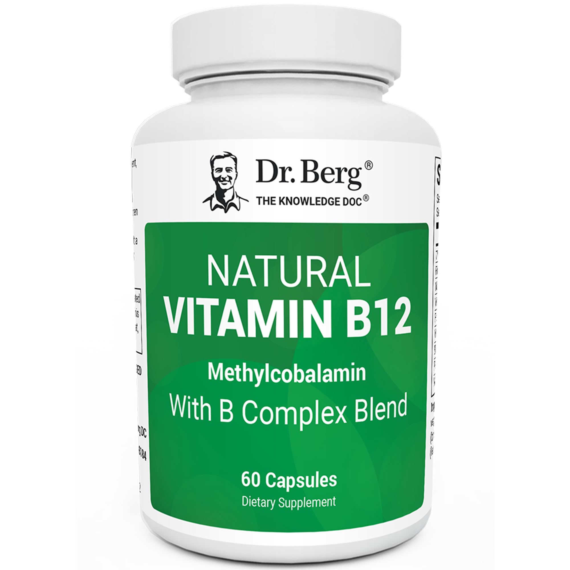 Vitamin B12 1000 mcg with B Complex – Energy & Nerve Support, 60 Ct