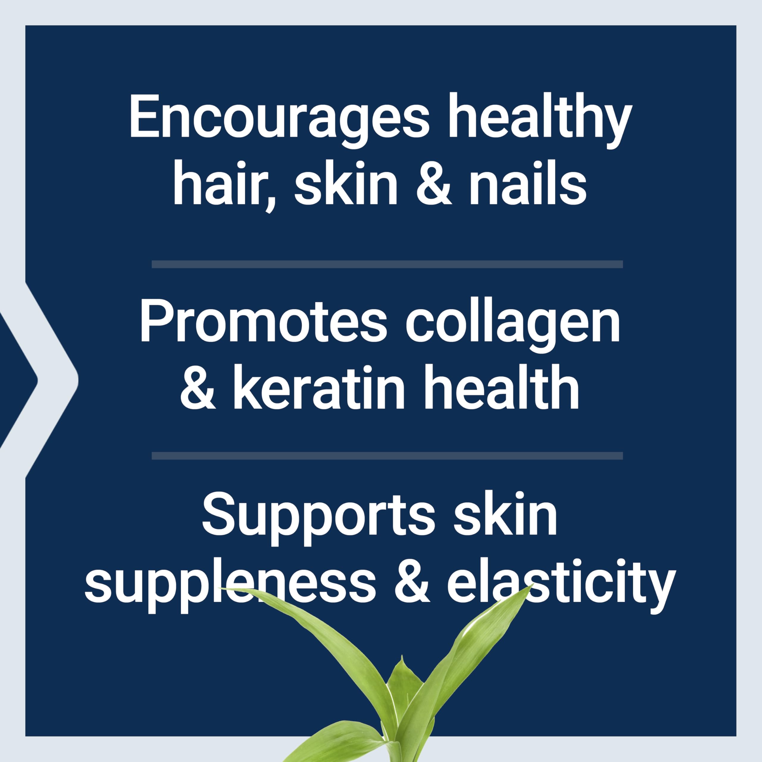 Hair Skin Nails Collagen Vitamins 120 Count