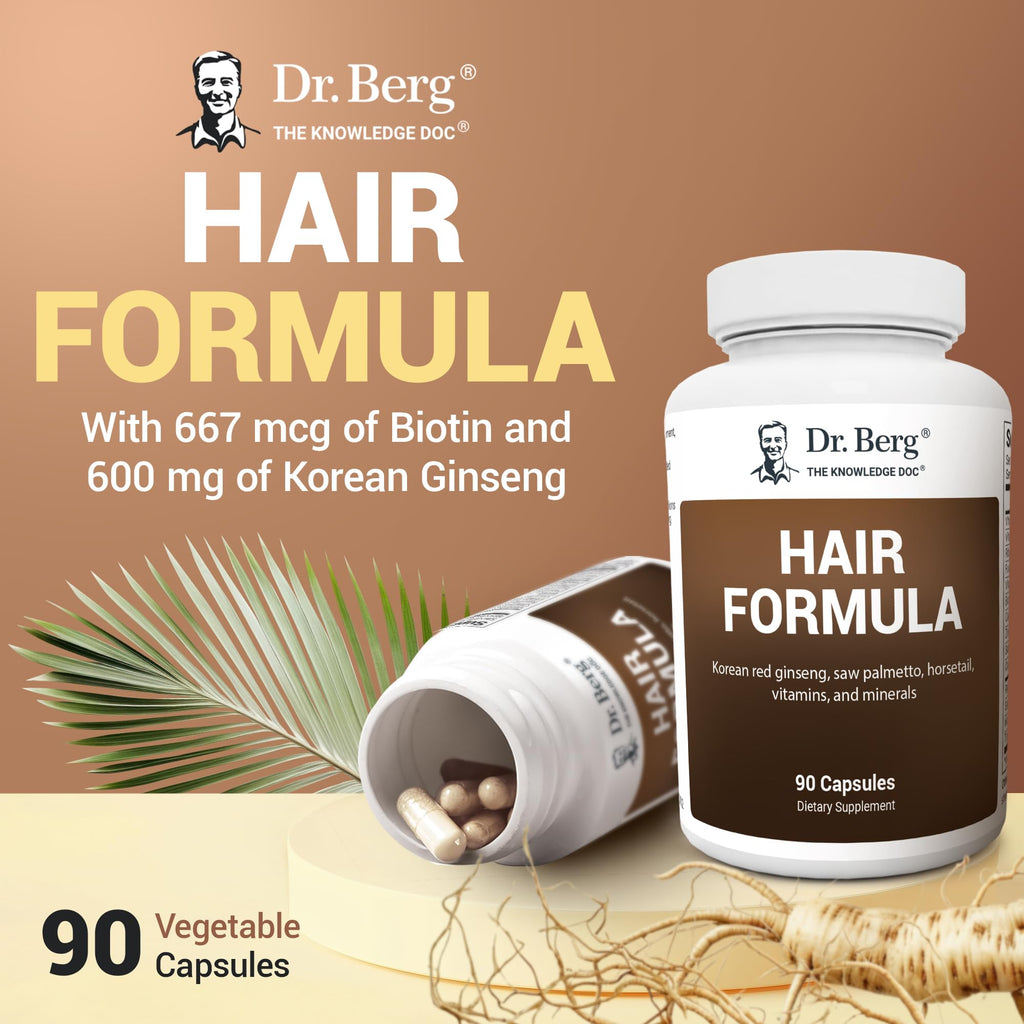 Hair Skin Nails Vitamins Biotin DHT Support 90 Capsules