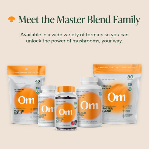 10 Mushroom Blend Capsules with Ashwagandha – Immune & Stress Support, 168 Ct