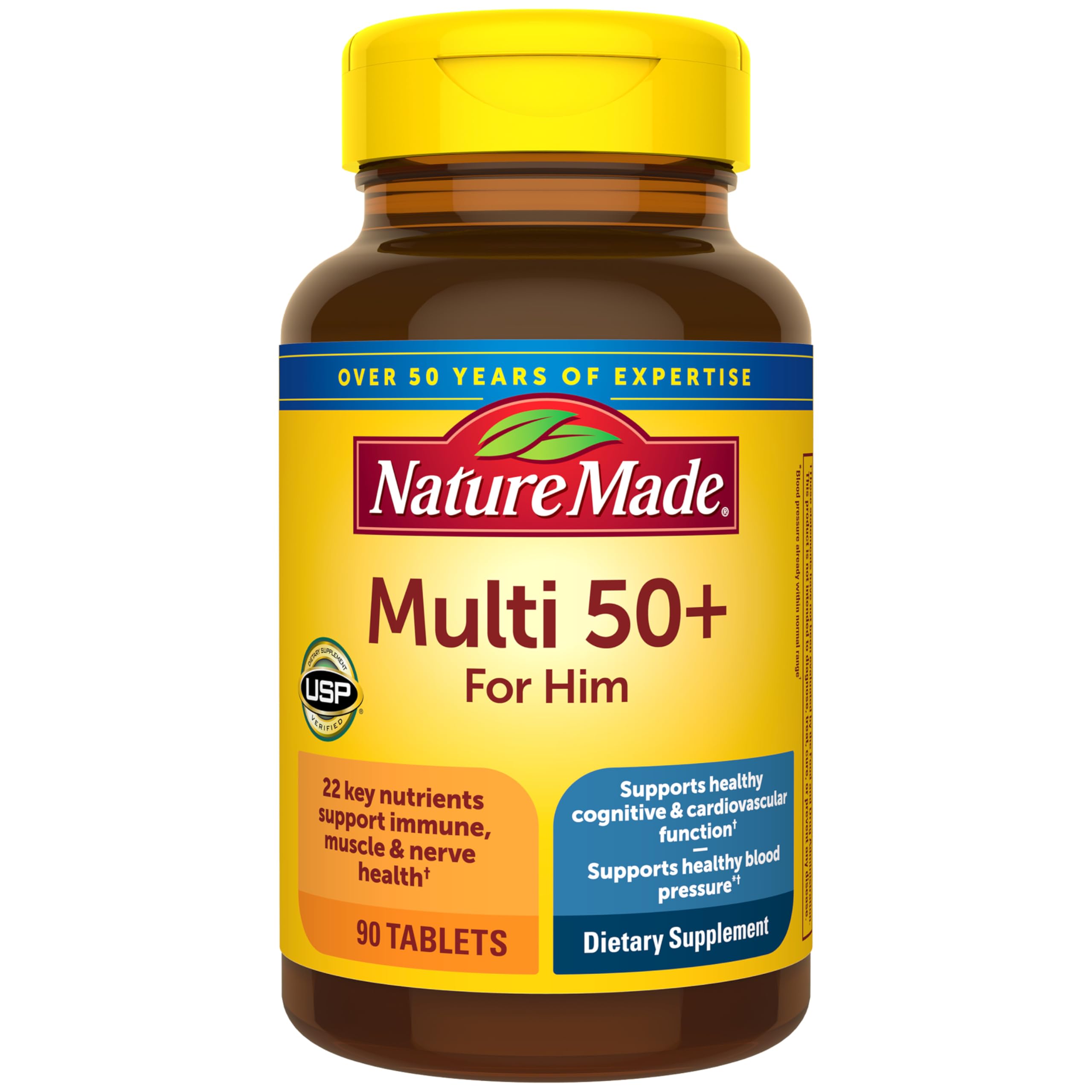 Men’s 50+ Multivitamin Daily Support 90 Tablets
