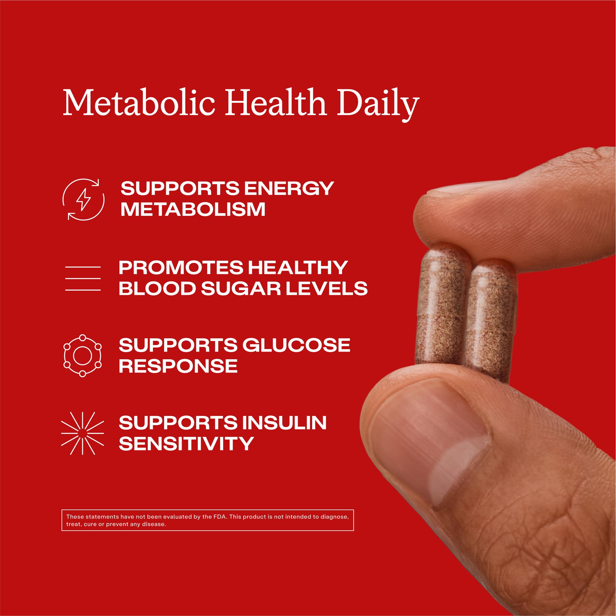 Metabolic Health Supplement – Blood Sugar Support, 60 Capsules