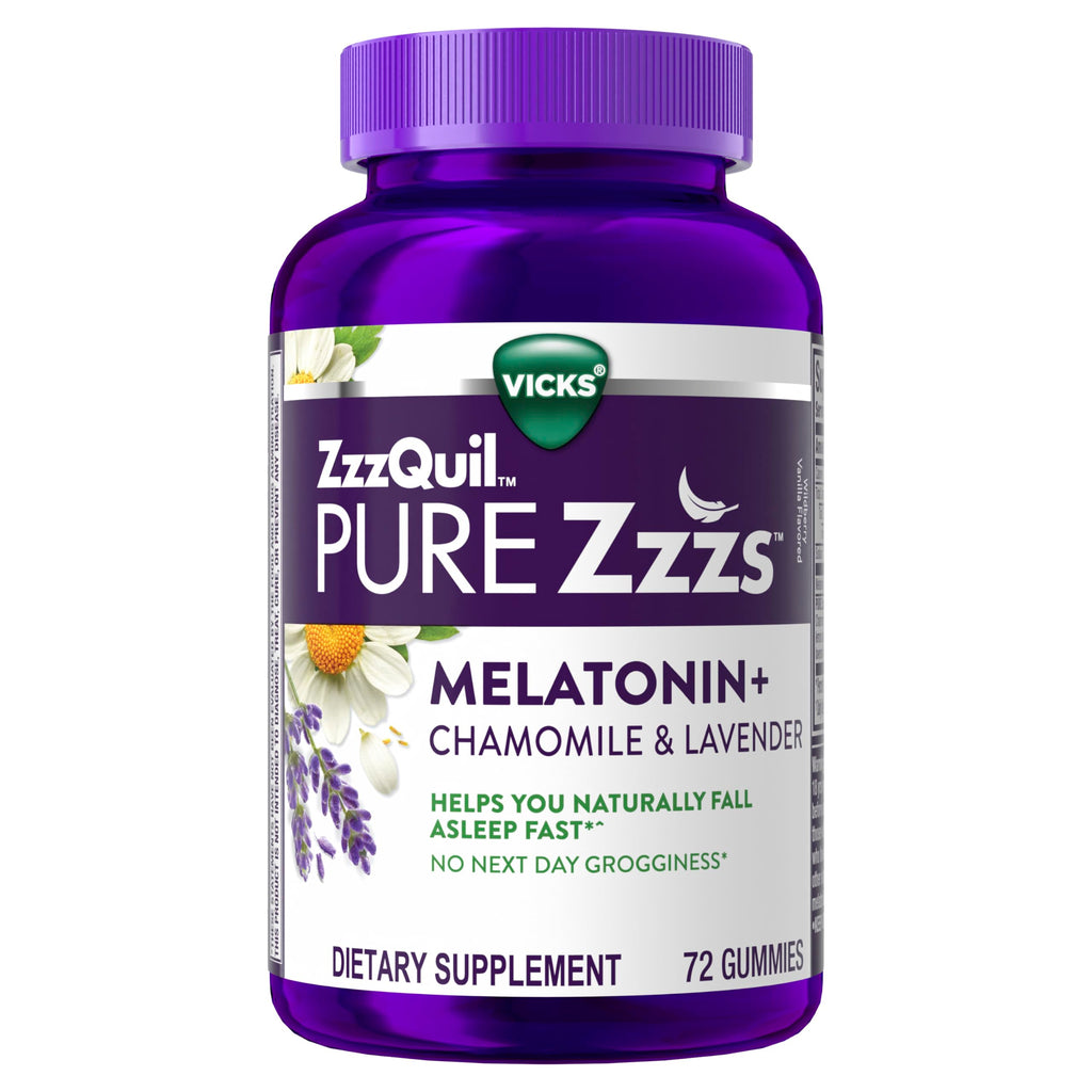 Melatonin Sleep Gummies 2mg with Chamomile & Lavender – 72 Count