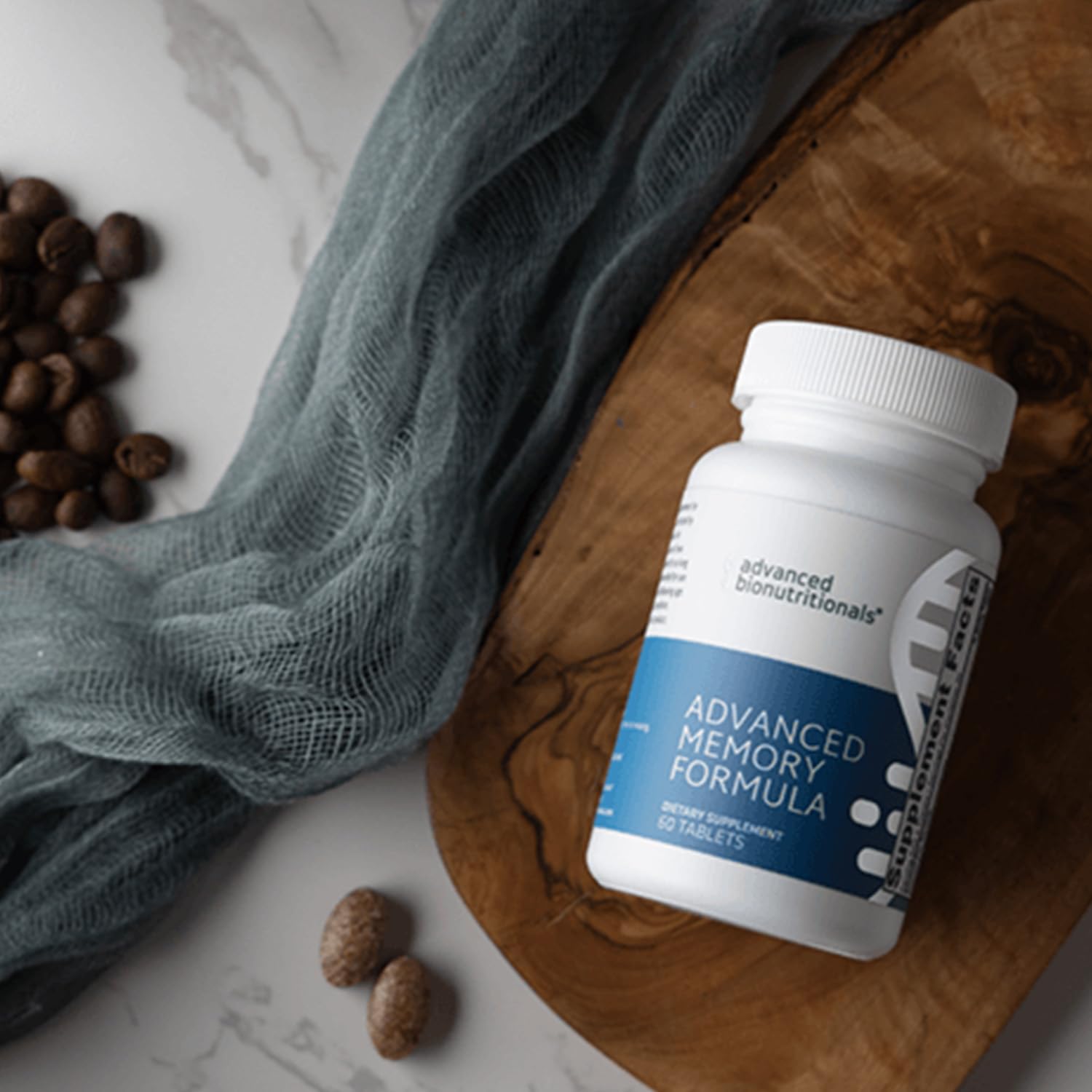 Memory & Focus Brain Supplement with Alpha-GPC for Cognitive Support Tablets