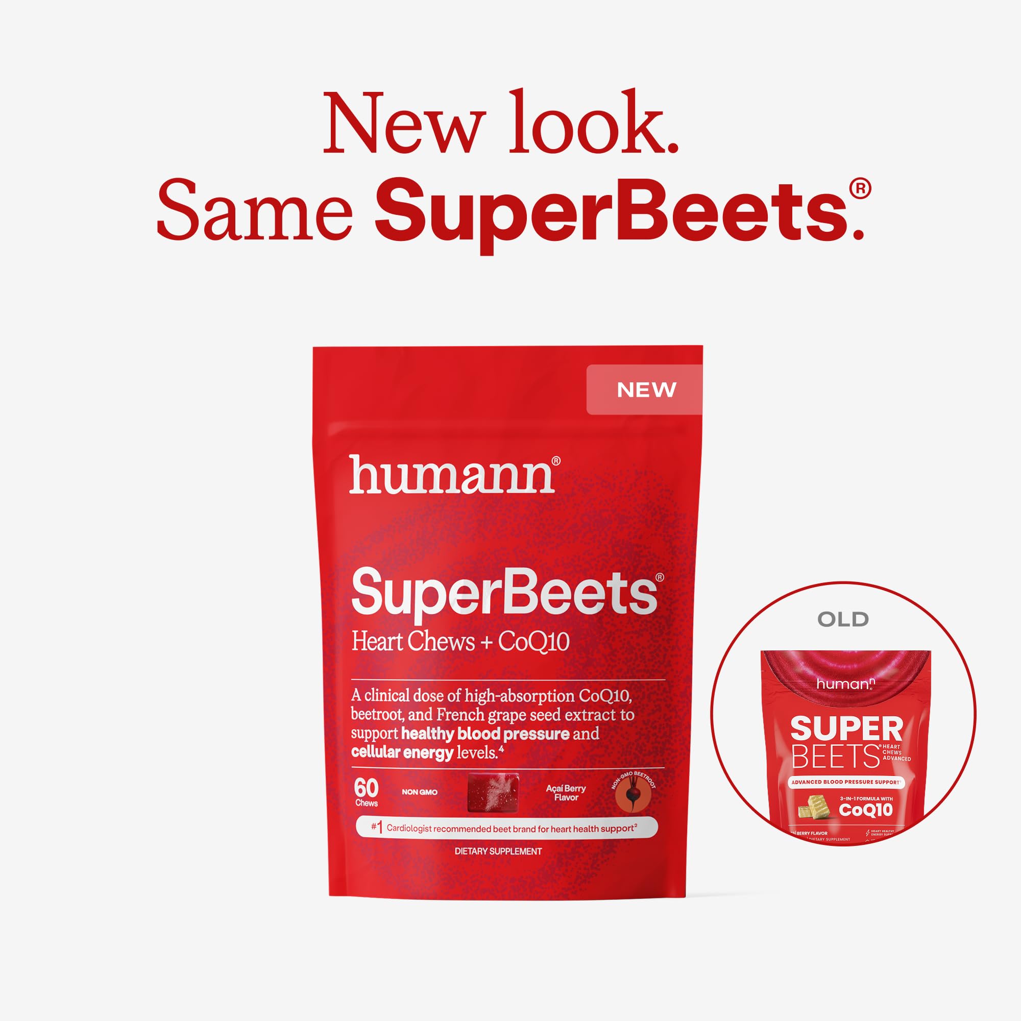 Beet Root Heart Chews with CoQ10 for Blood Pressure & Energy Support