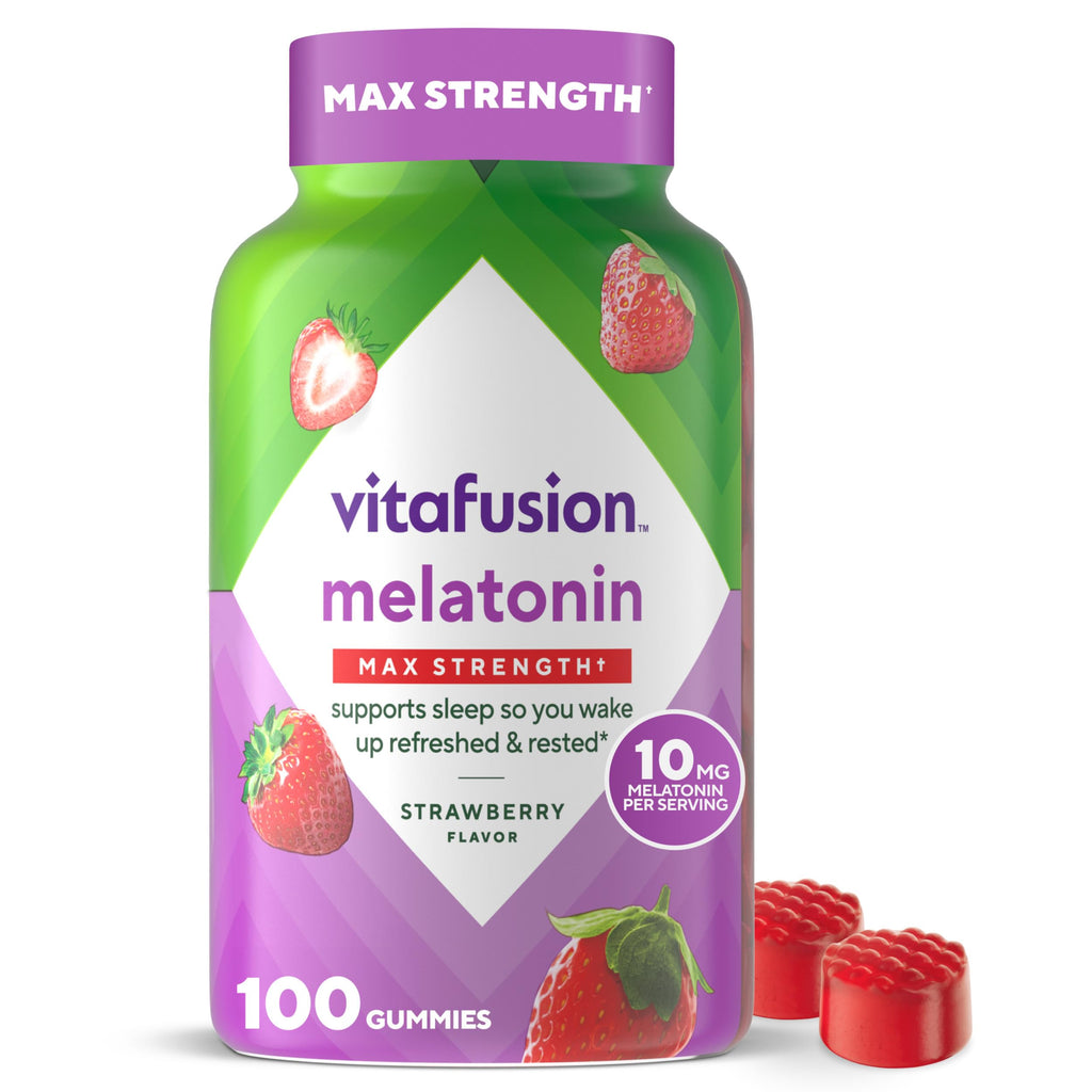 Melatonin Gummies 10mg Max Strength – Sleep Support, 100 Count