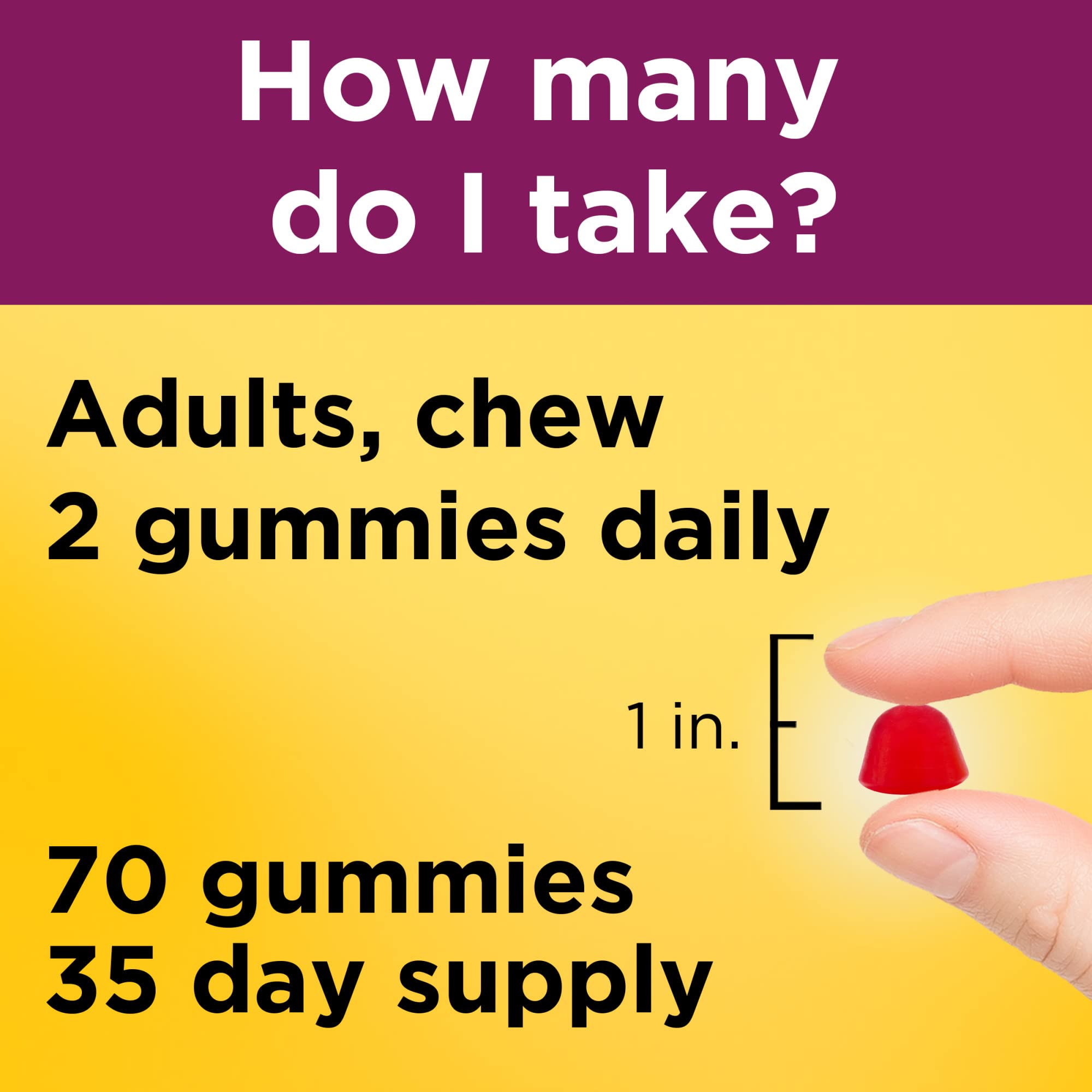 Women’s Multivitamin Gummies Daily Support 70 Count