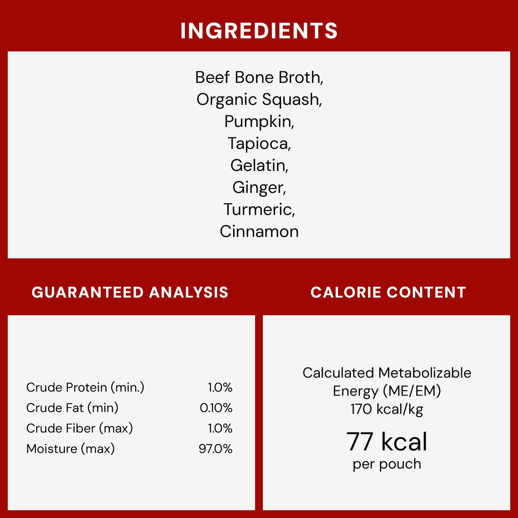 Grass-Fed Beef Bone Broth for Dogs – Collagen & Turmeric 16oz