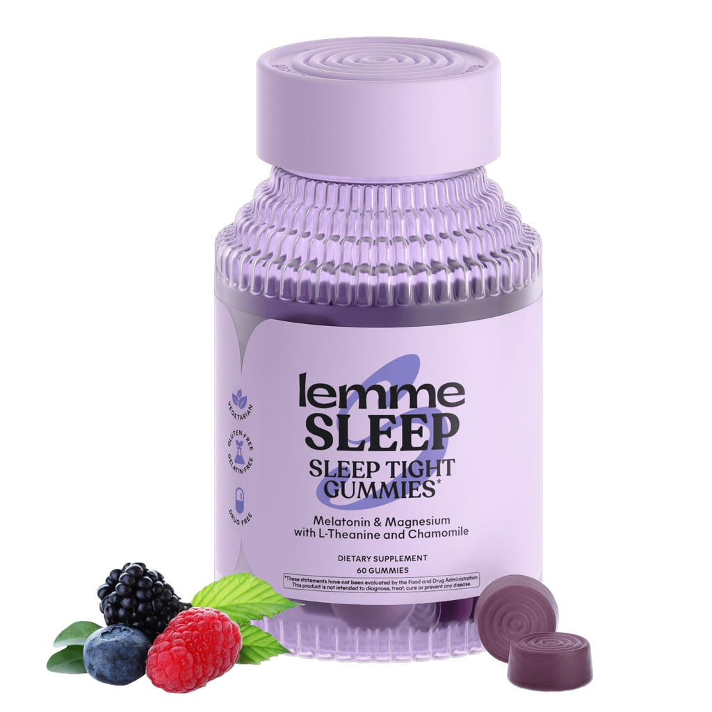 Melatonin Sleep Gummies 5mg with Magnesium & L-Theanine – 60 Count