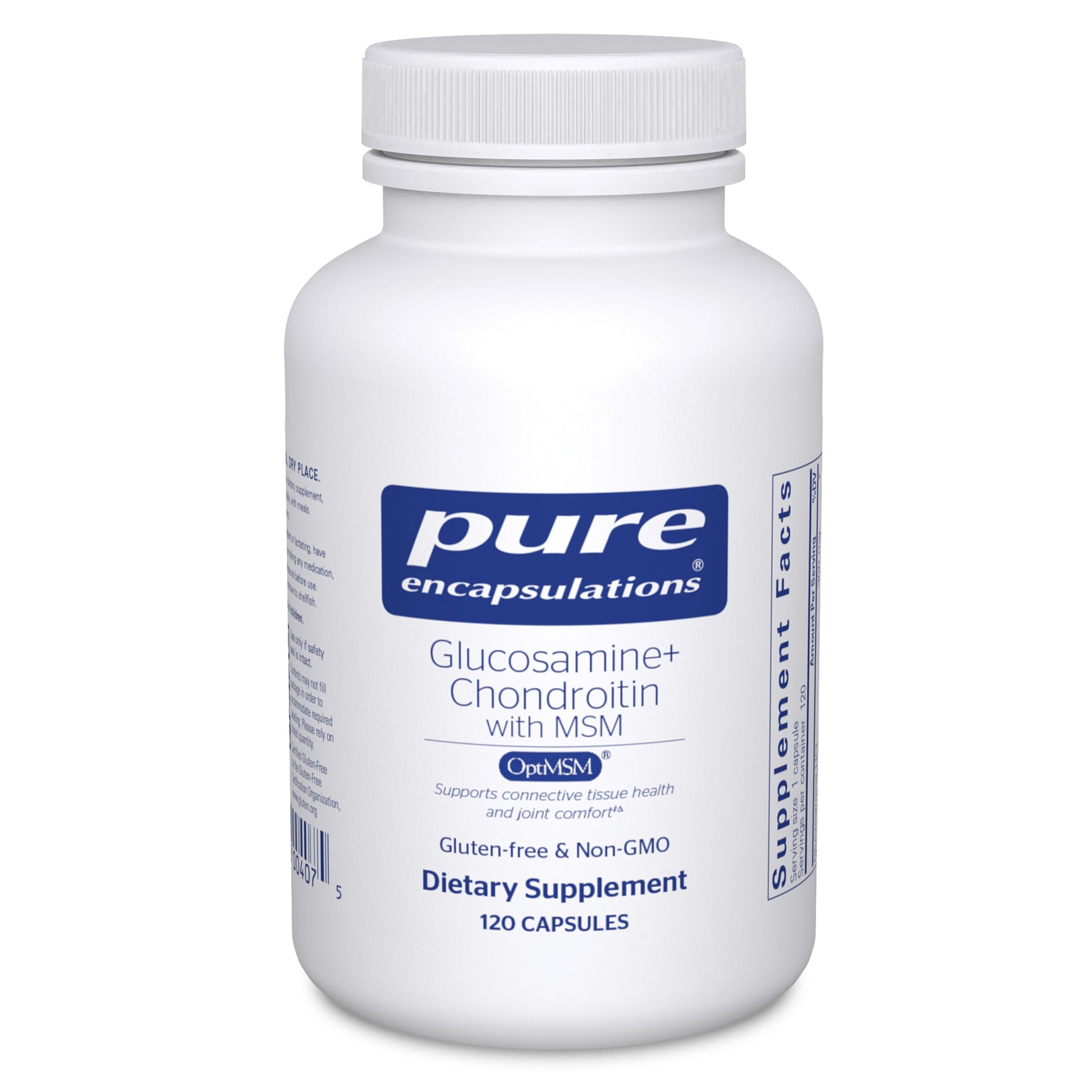Glucosamine Chondroitin MSM Capsules for Joint Health & Cartilage Support 120 Ct