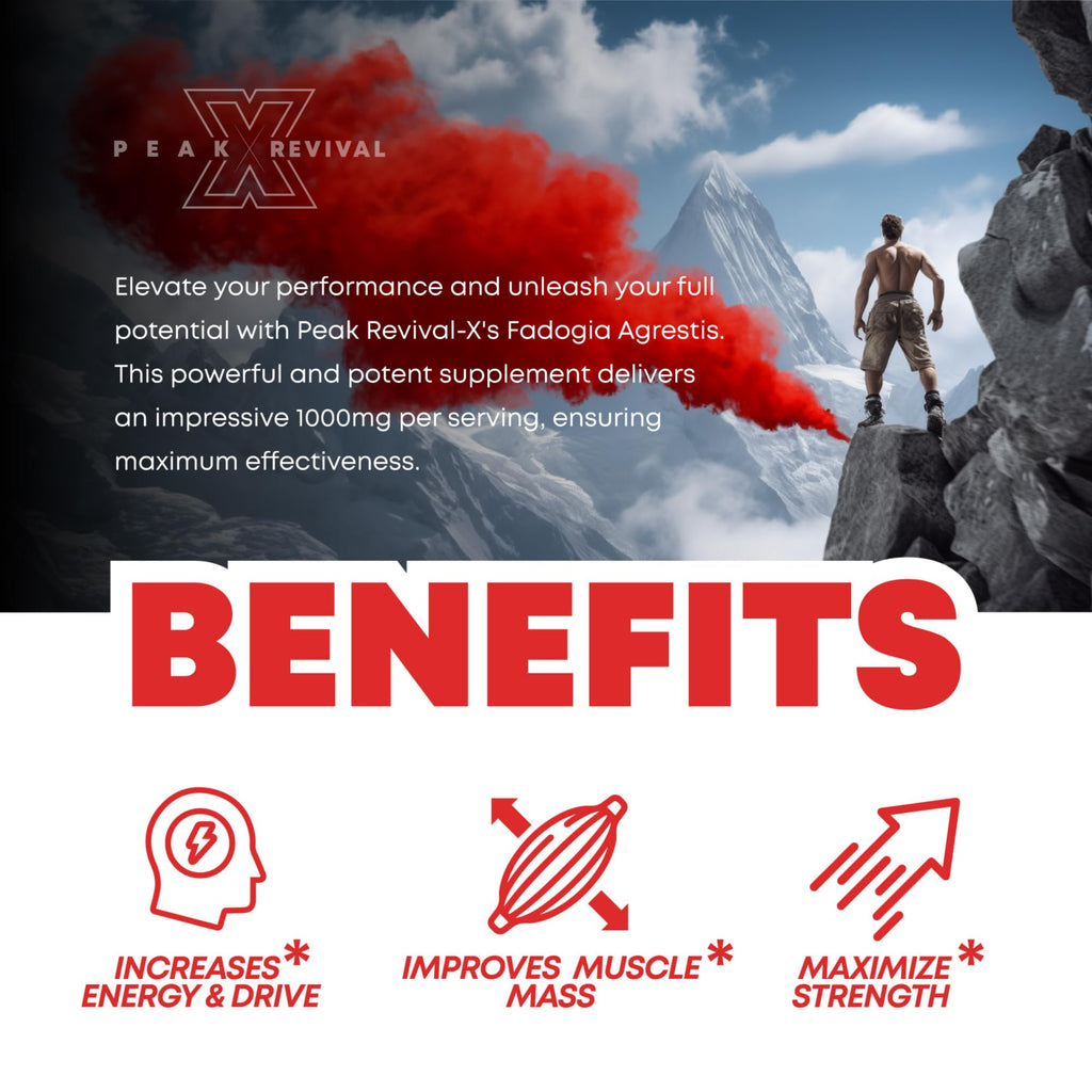 Fadogia Agrestis 1000 mg Capsules – Energy & Performance, 60 Ct