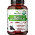 Black Elderberry 10:1 Extract Capsules for Immune Support 5000mg 120 Ct
