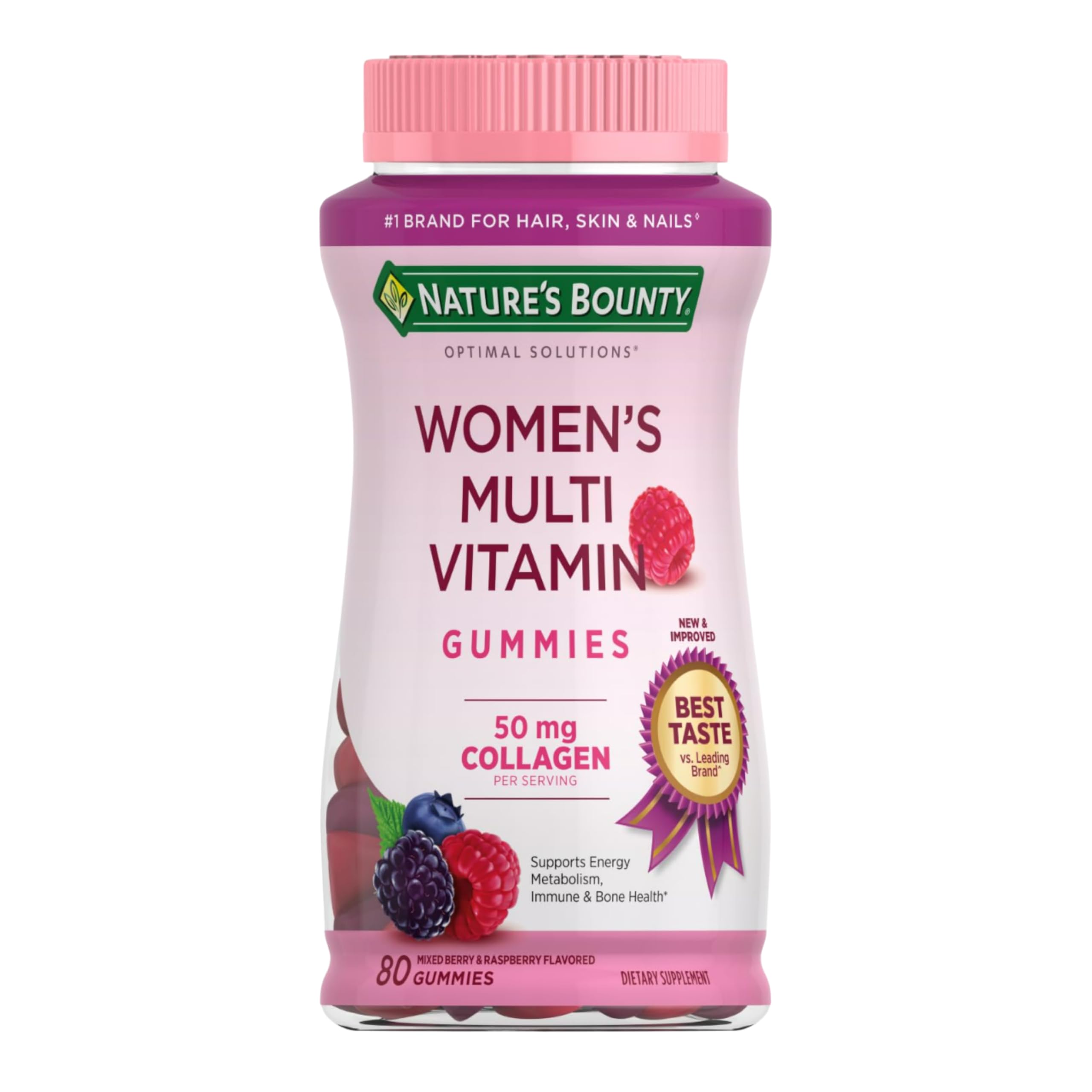 Women’s Multivitamin Gummies Immune Energy Support 80 Count